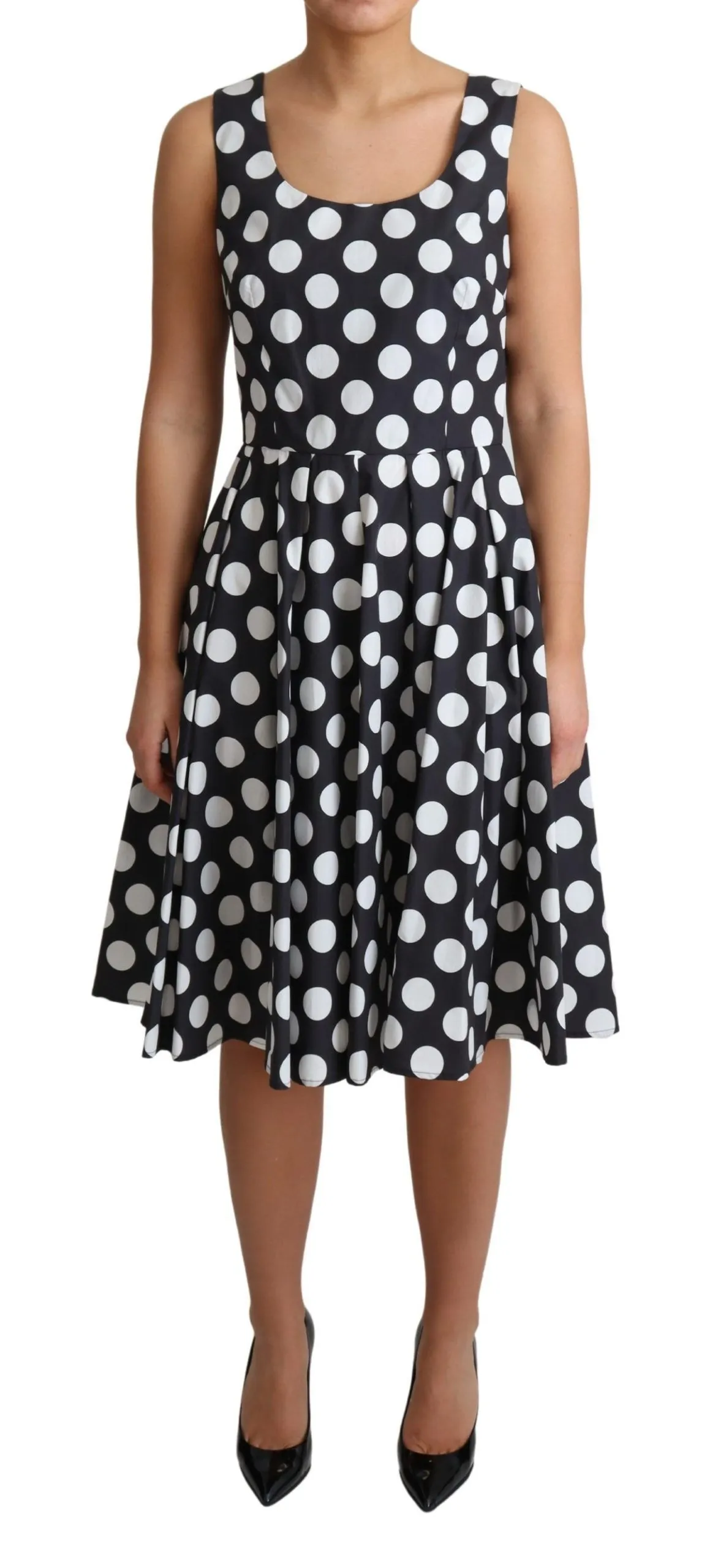 Dolce & Gabbana Women's Polka Dot Sleeveless A-Line Dress