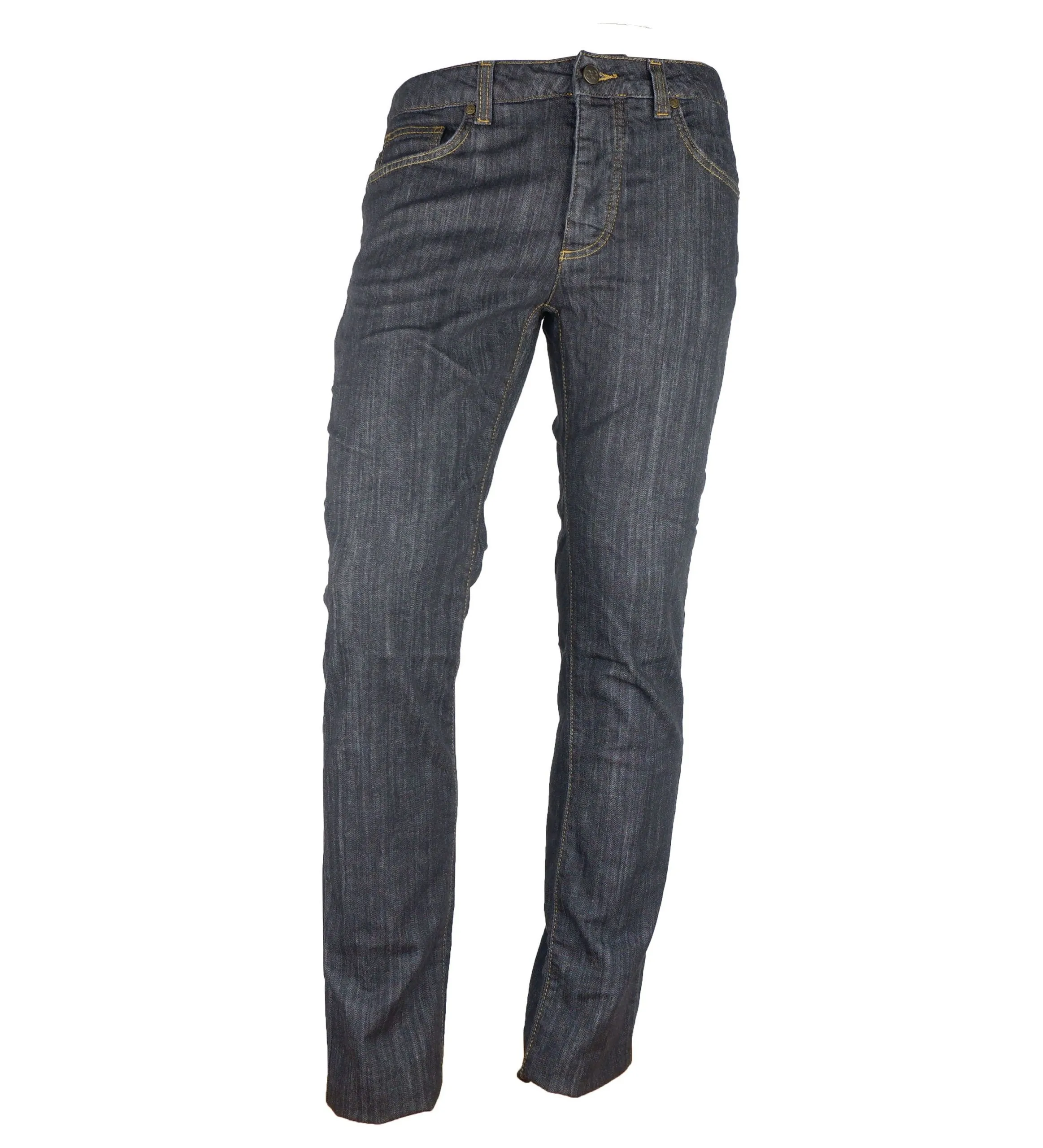 Cavalli Class Men's Chic Grey Regular Fit Denim Delight