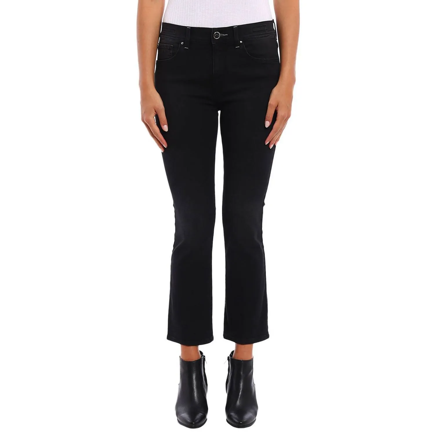 Jacob Cohen Women's Black Cotton Women's Jean