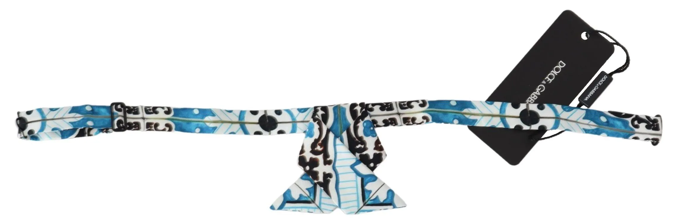 Dolce & Gabbana Men's Elegant Multicolor Silk Bow Tie