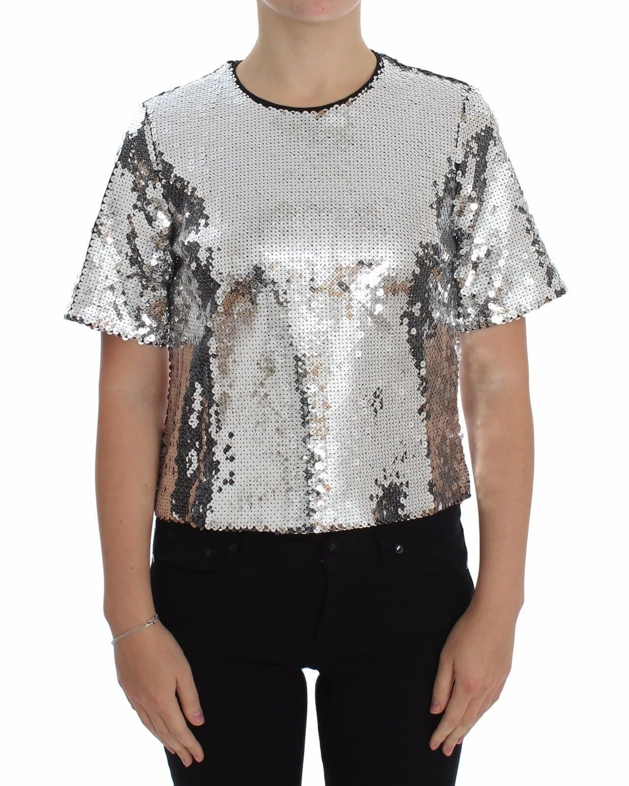 Dolce & Gabbana Women's Sequined Elegance Blouse
