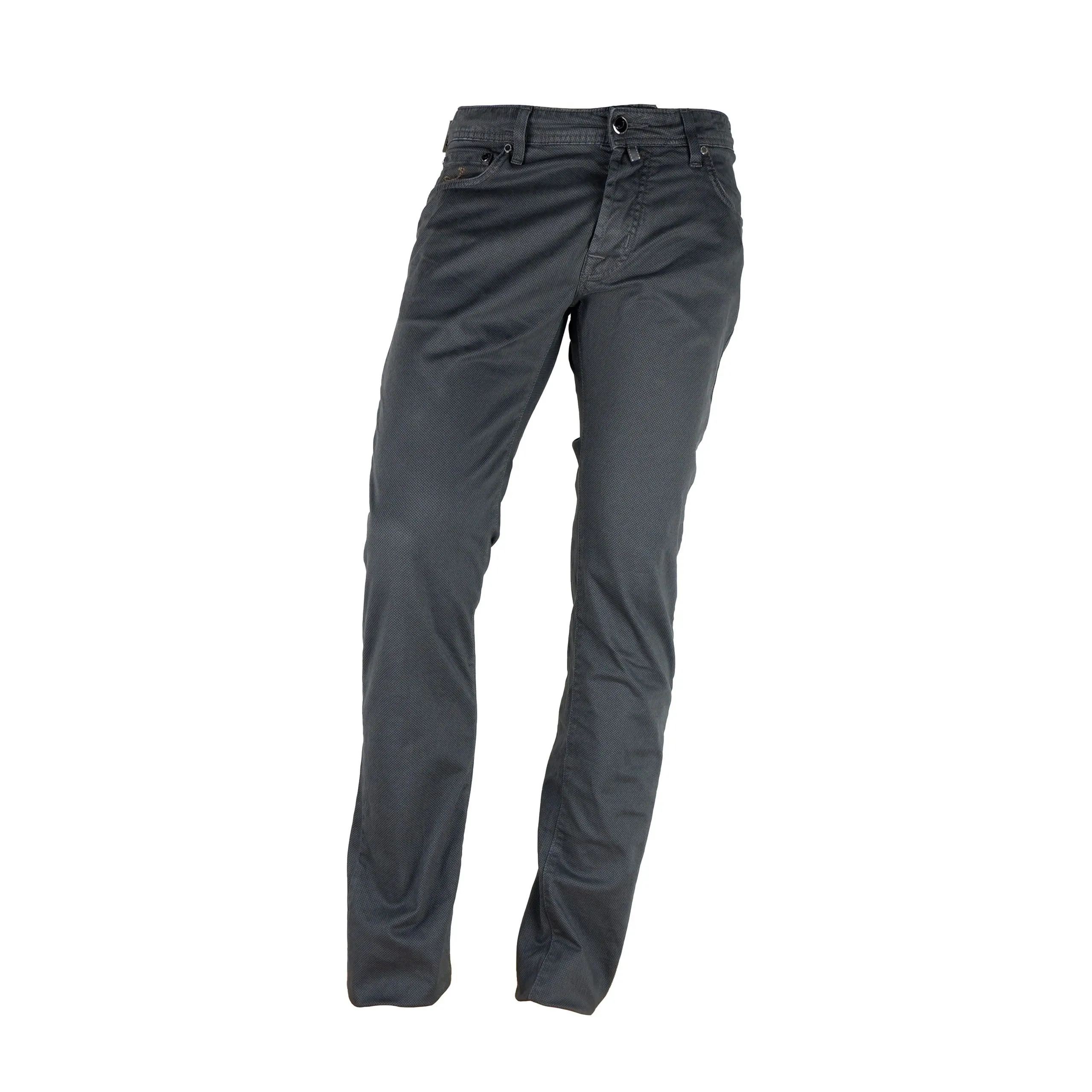Jacob Cohen Gray Cotton Men Jeans