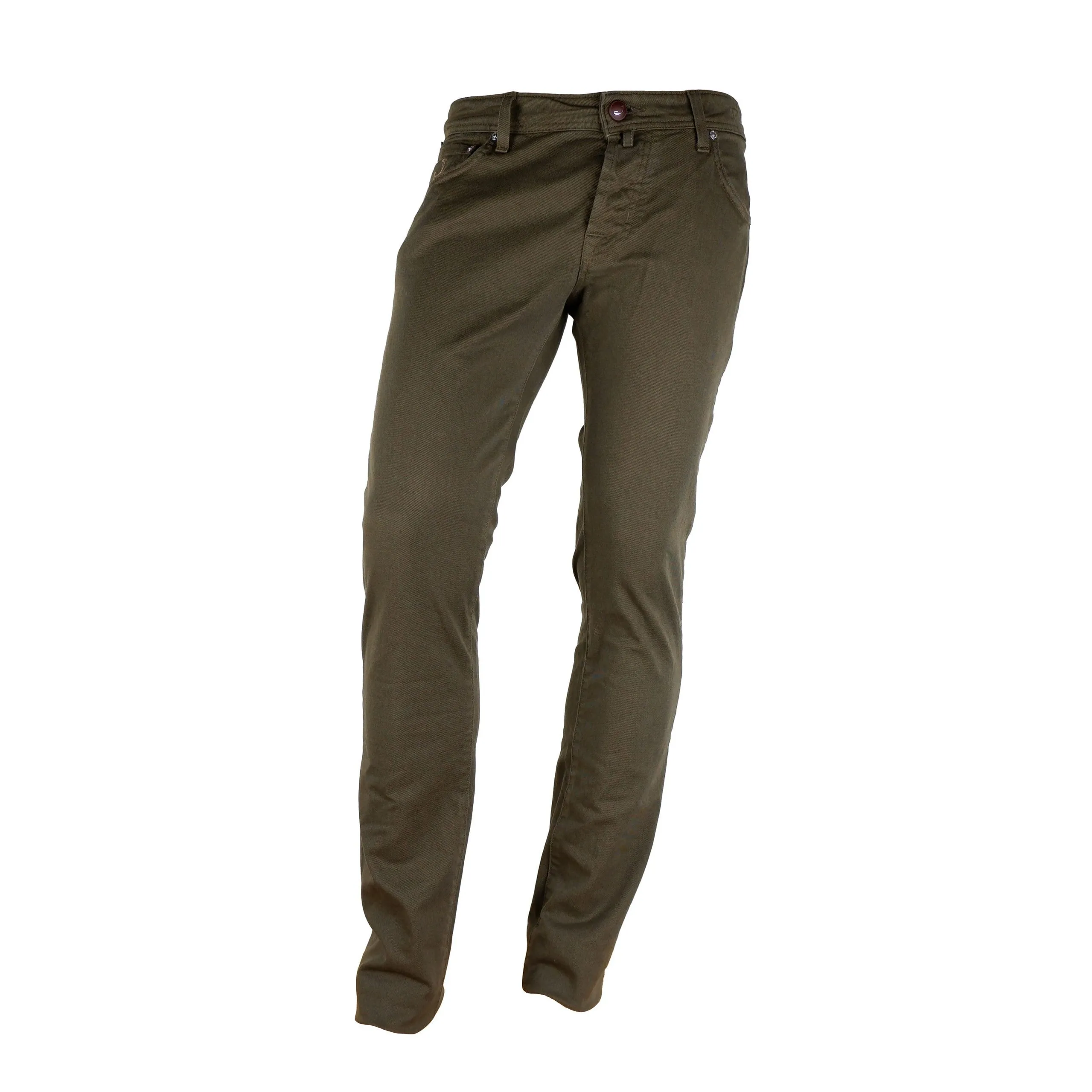 Jacob Cohen Brown Cotton Men Jeans