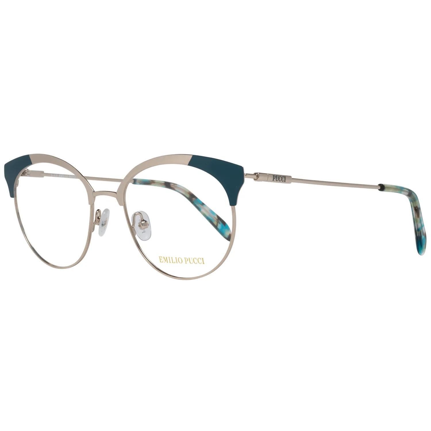 Emilio Pucci Gold Women Optical Frames