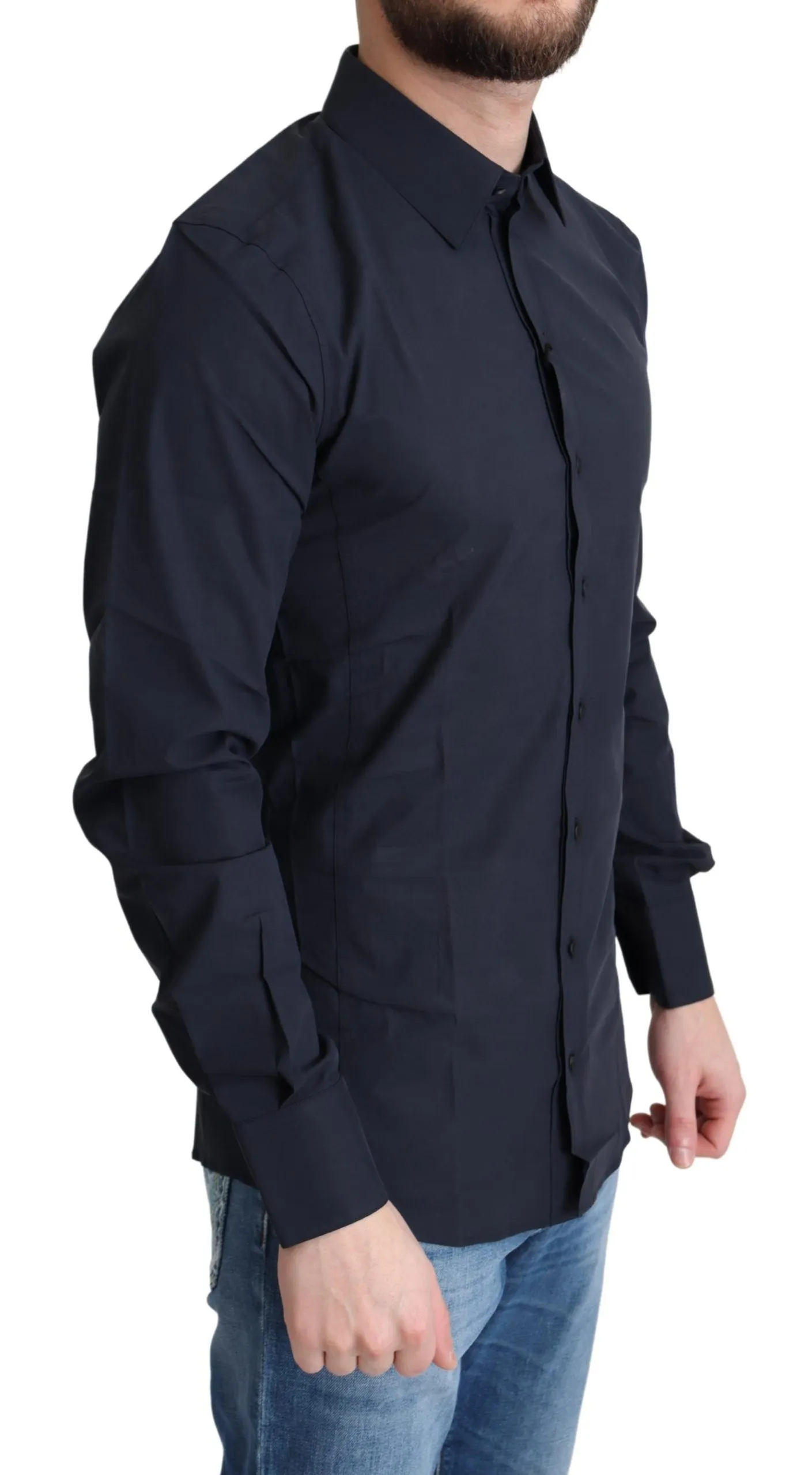 Dolce & Gabbana Men's Elegant Slim Fit Sicilia Dress Shirt