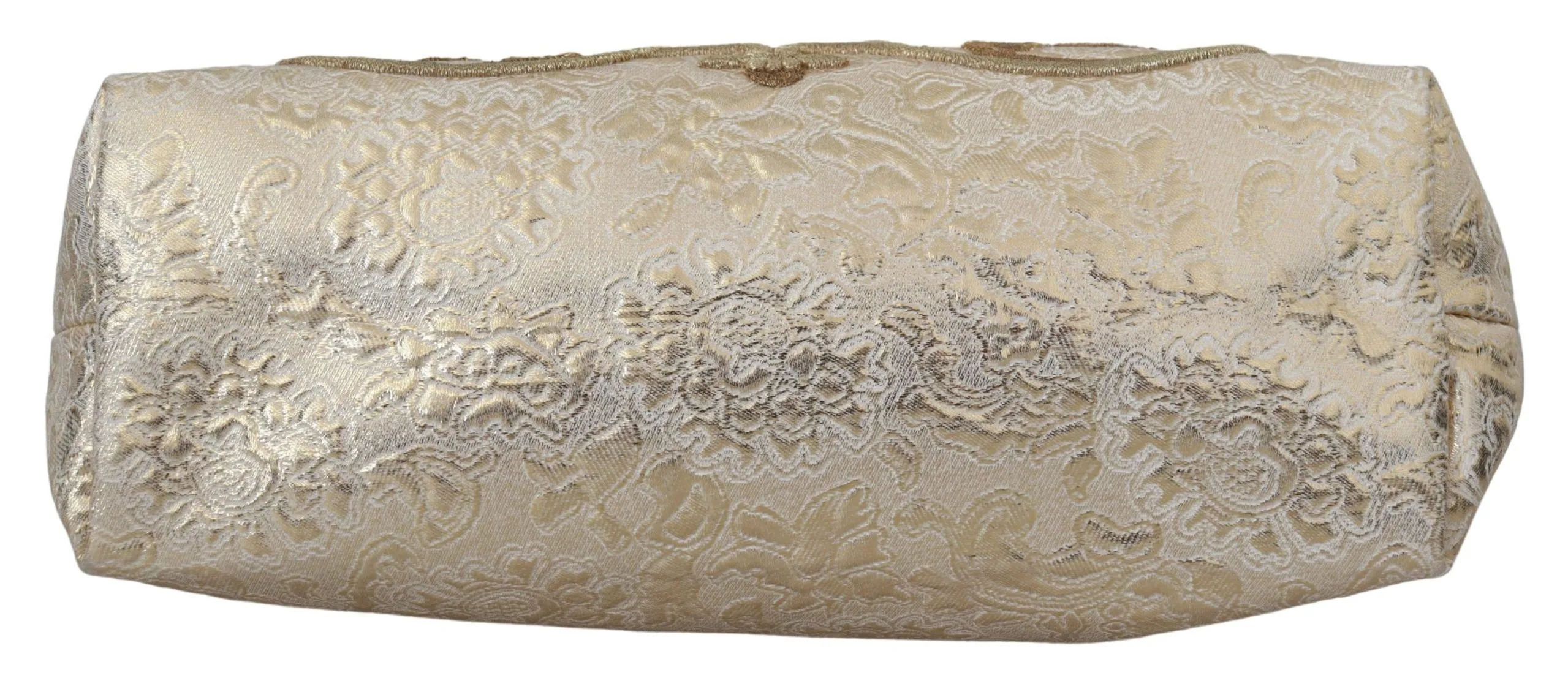 Dolce & Gabbana Women's Glamorous Gold Evening Clutch with Crystal Details