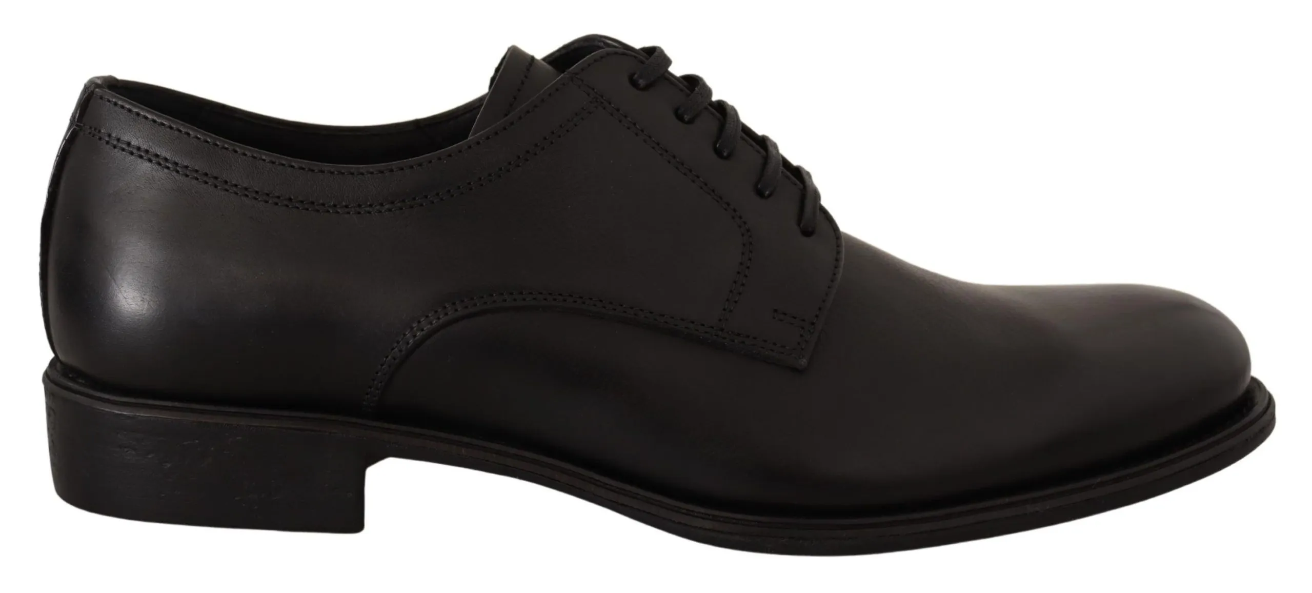 Dolce & Gabbana Men's Elegant Black Derby Formal Shoes