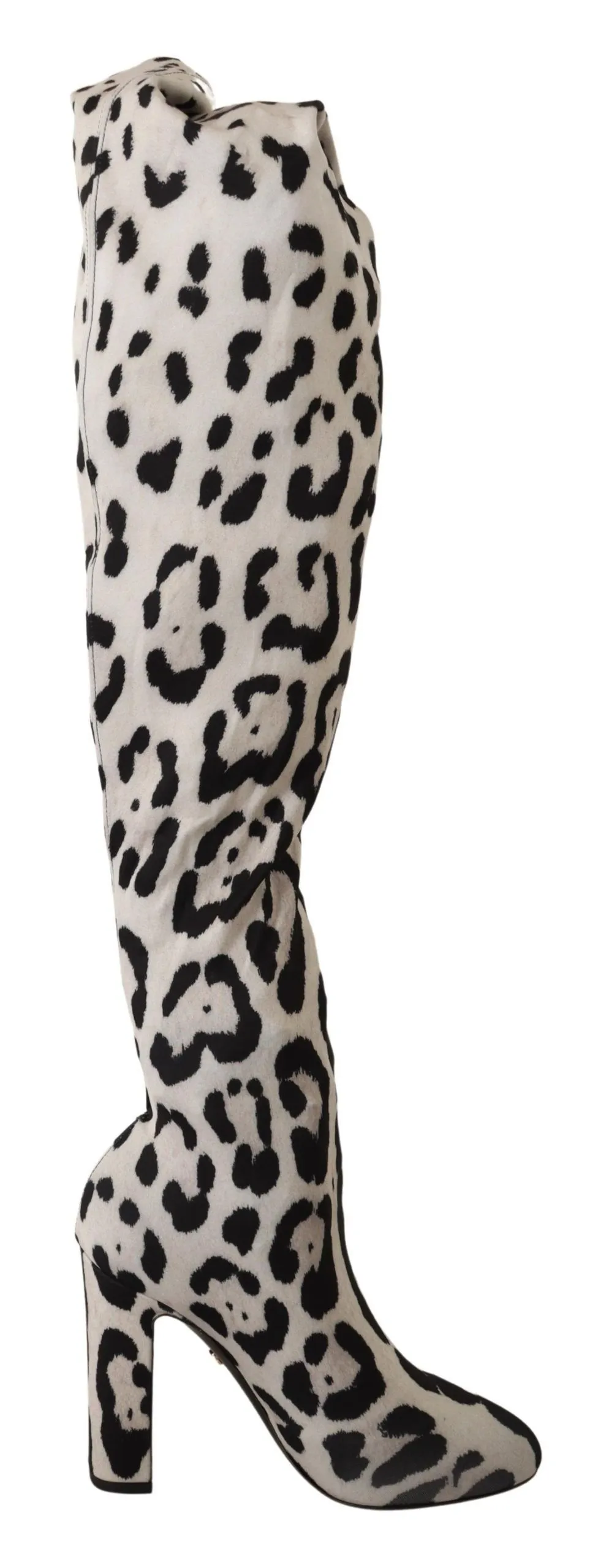 Dolce & Gabbana Women's Chic Leopard High-Heel Over-Knee Boots