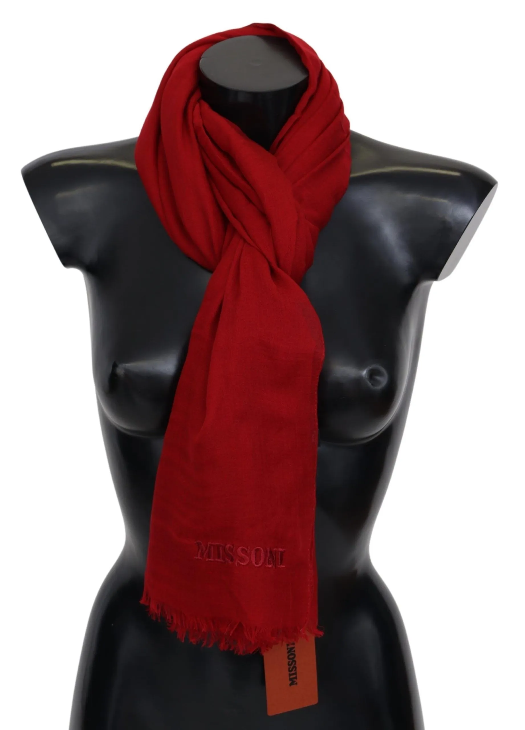 Missoni Men's Luxurious Cashmere Patterned Scarf