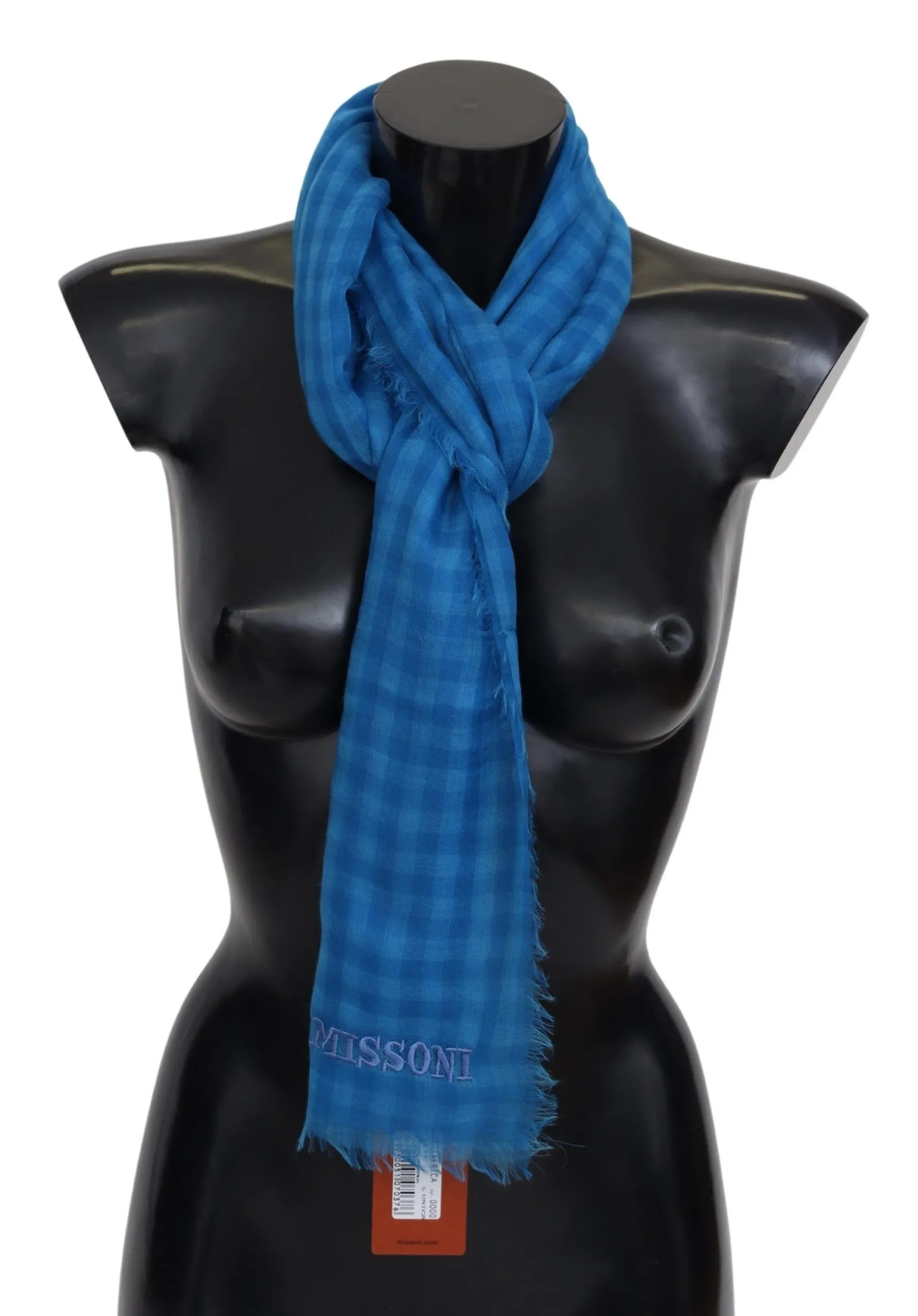 Missoni Men's Chic Checkered Cashmere Scarf