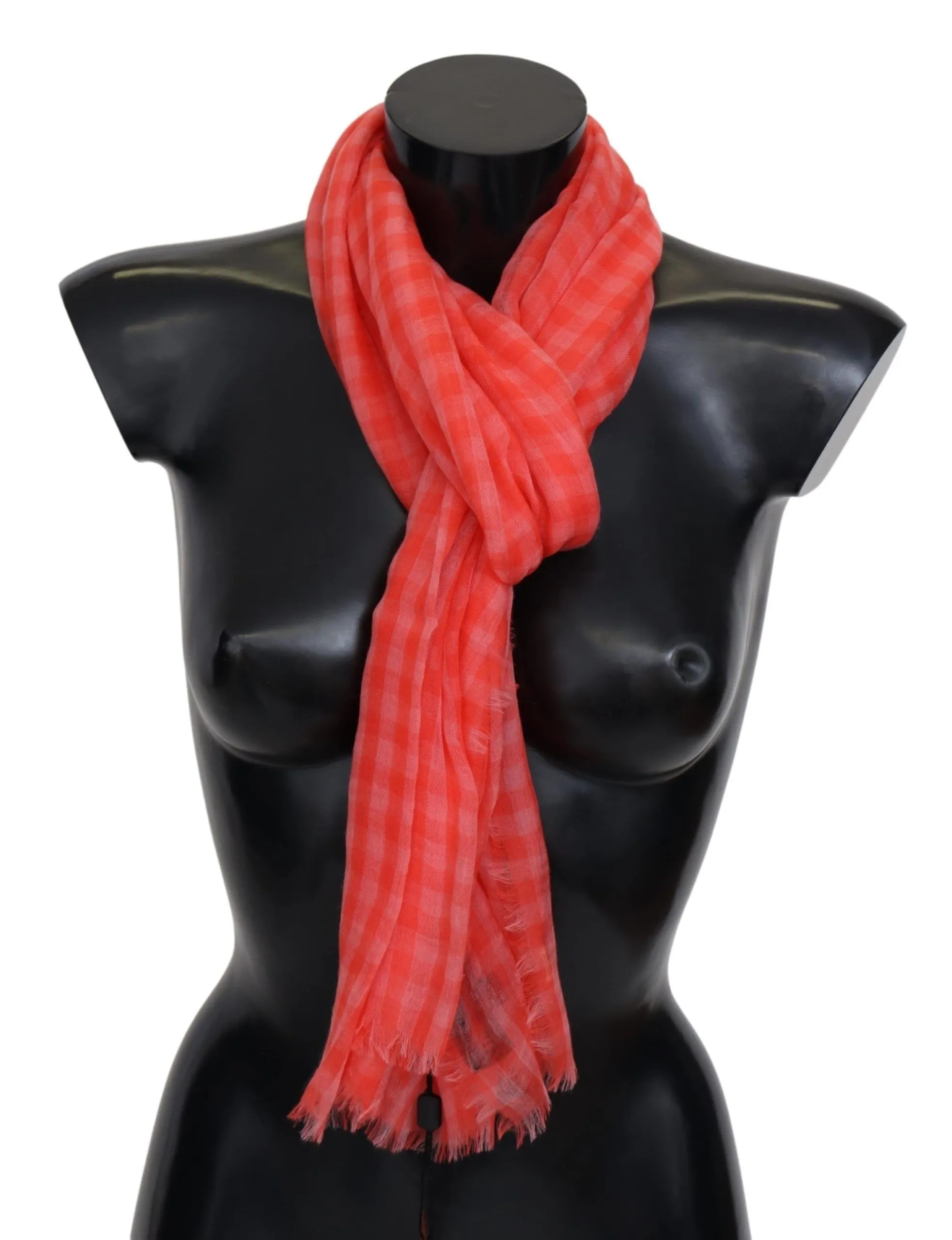 Missoni Men's Luxurious Cashmere Checkered Scarf