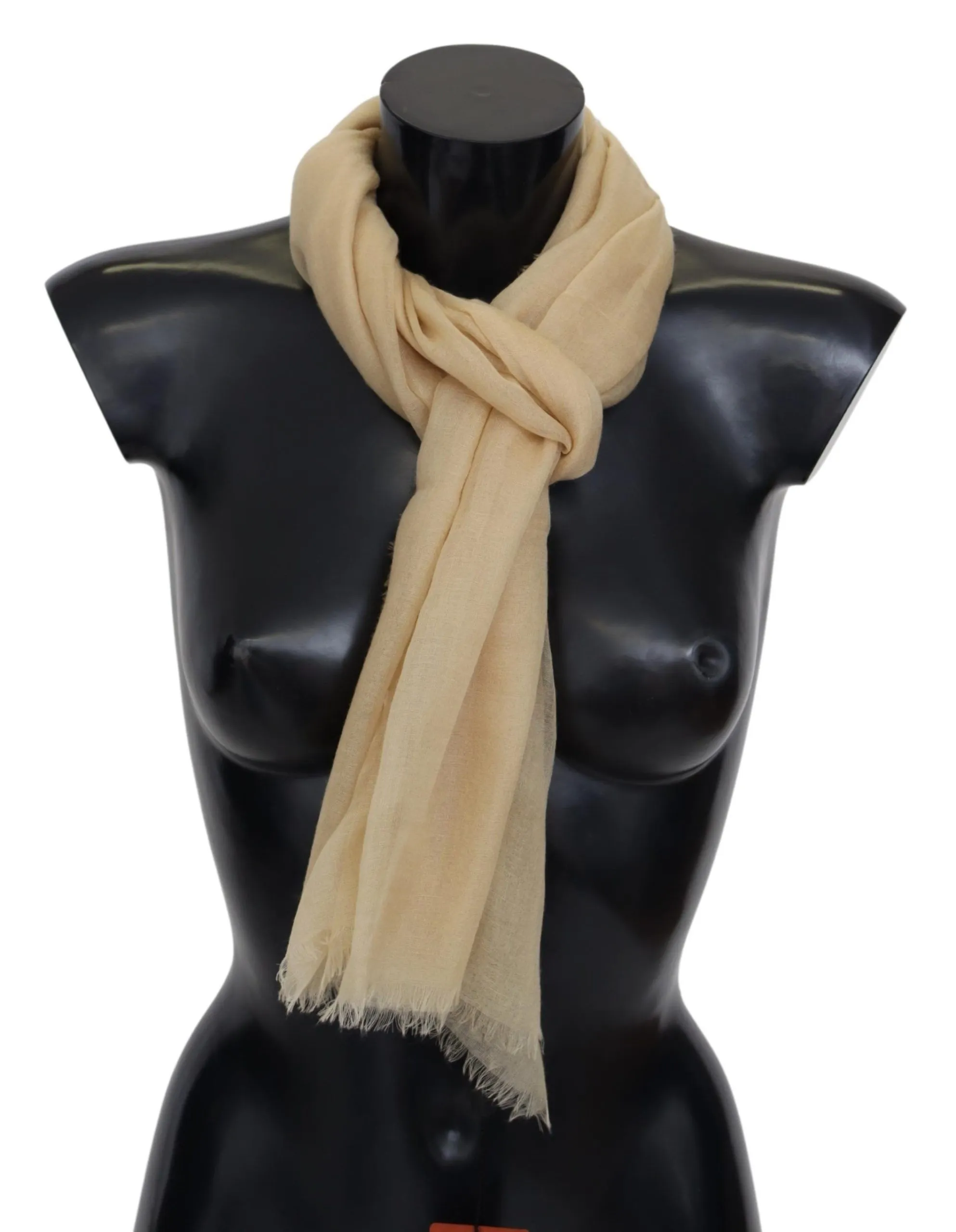 Missoni Men's Elegant Cashmere Scarf in Beige