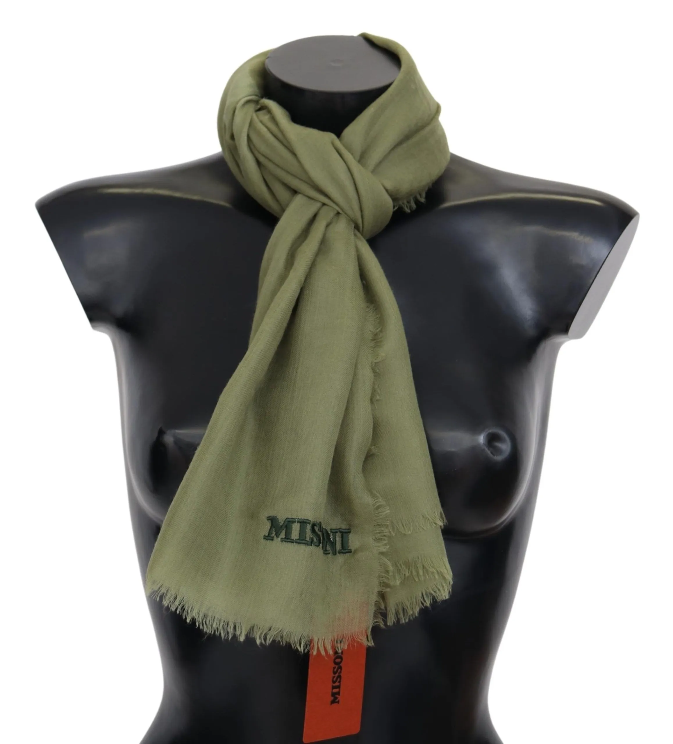 Missoni Men's Elegant Cashmere Fringed Scarf