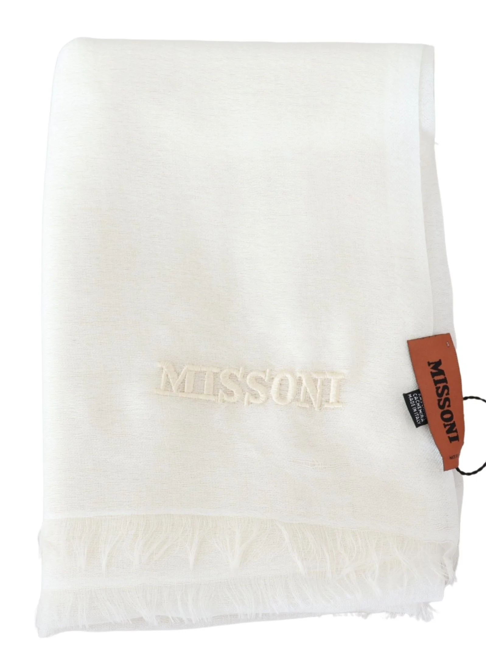 Missoni Men's Elegant Cashmere Patterned Scarf - Unisex Luxury Accessory