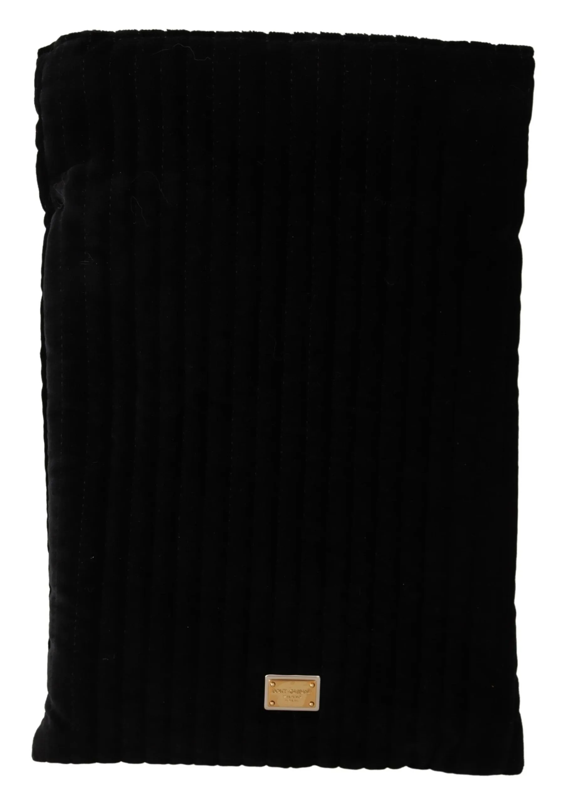 Dolce & Gabbana Women's Elegant Velvet Quilted Glasses Holder Bag