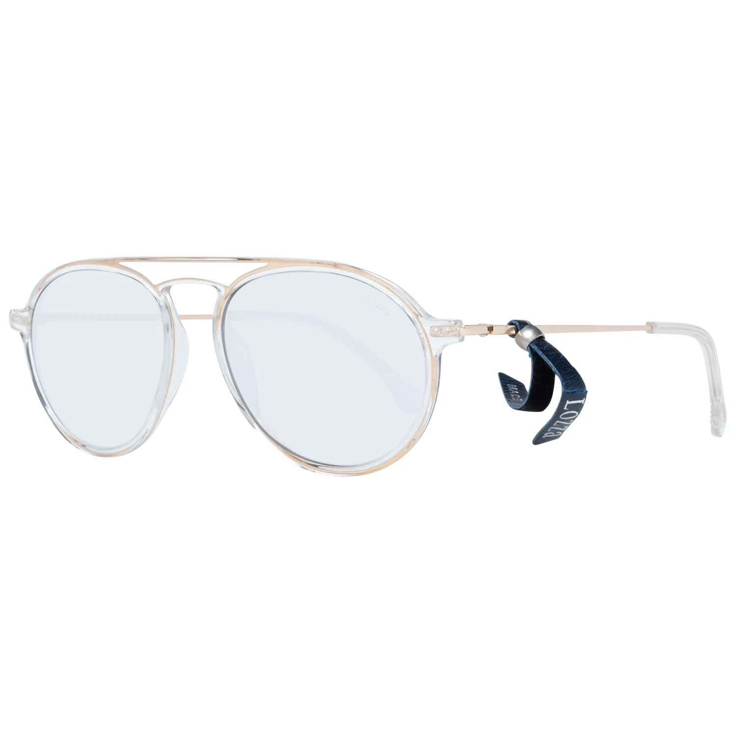 Lozza Unisex Gold Unisex Sunglasses