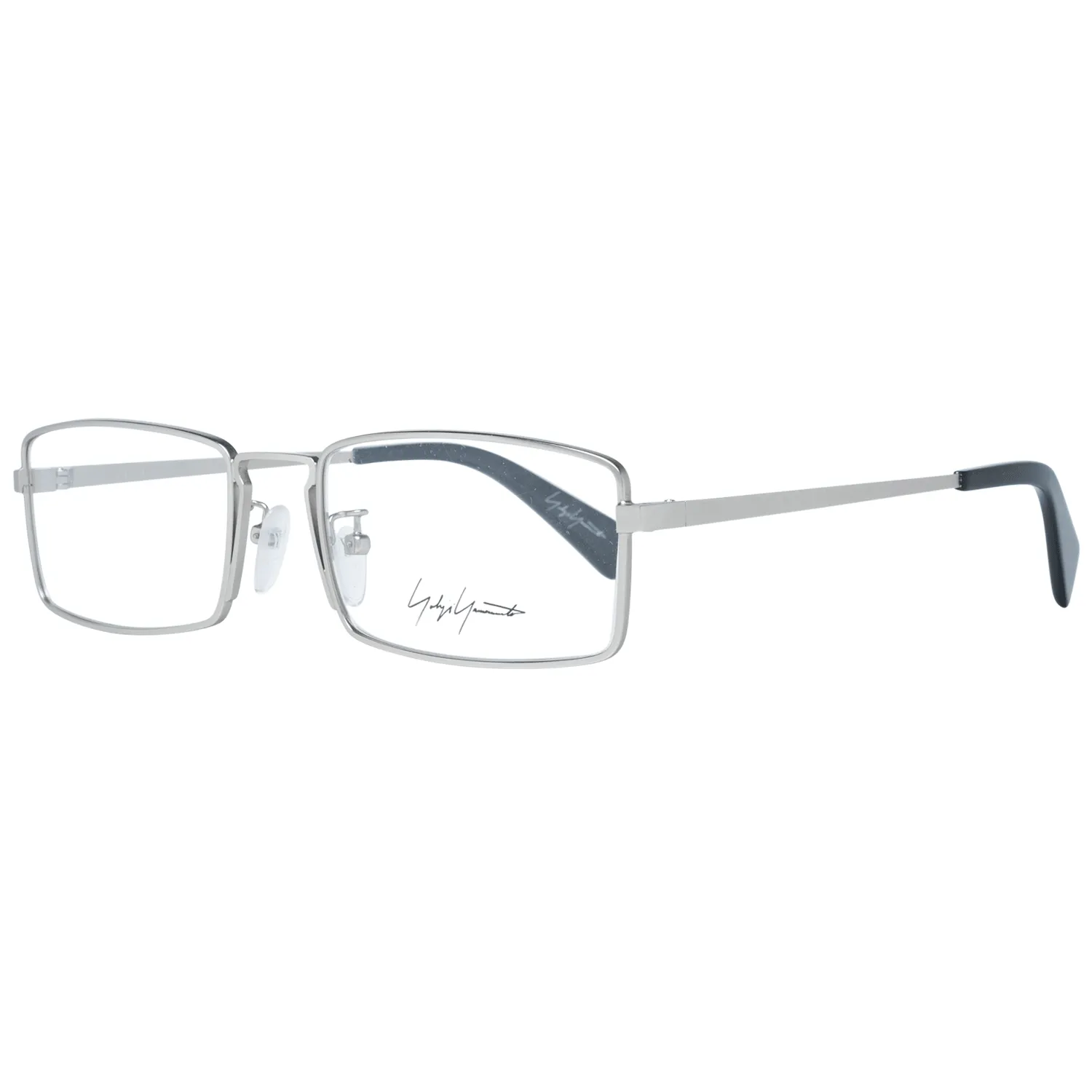 Yohji Yamamoto Unisex Silver Unisex Optical Frames