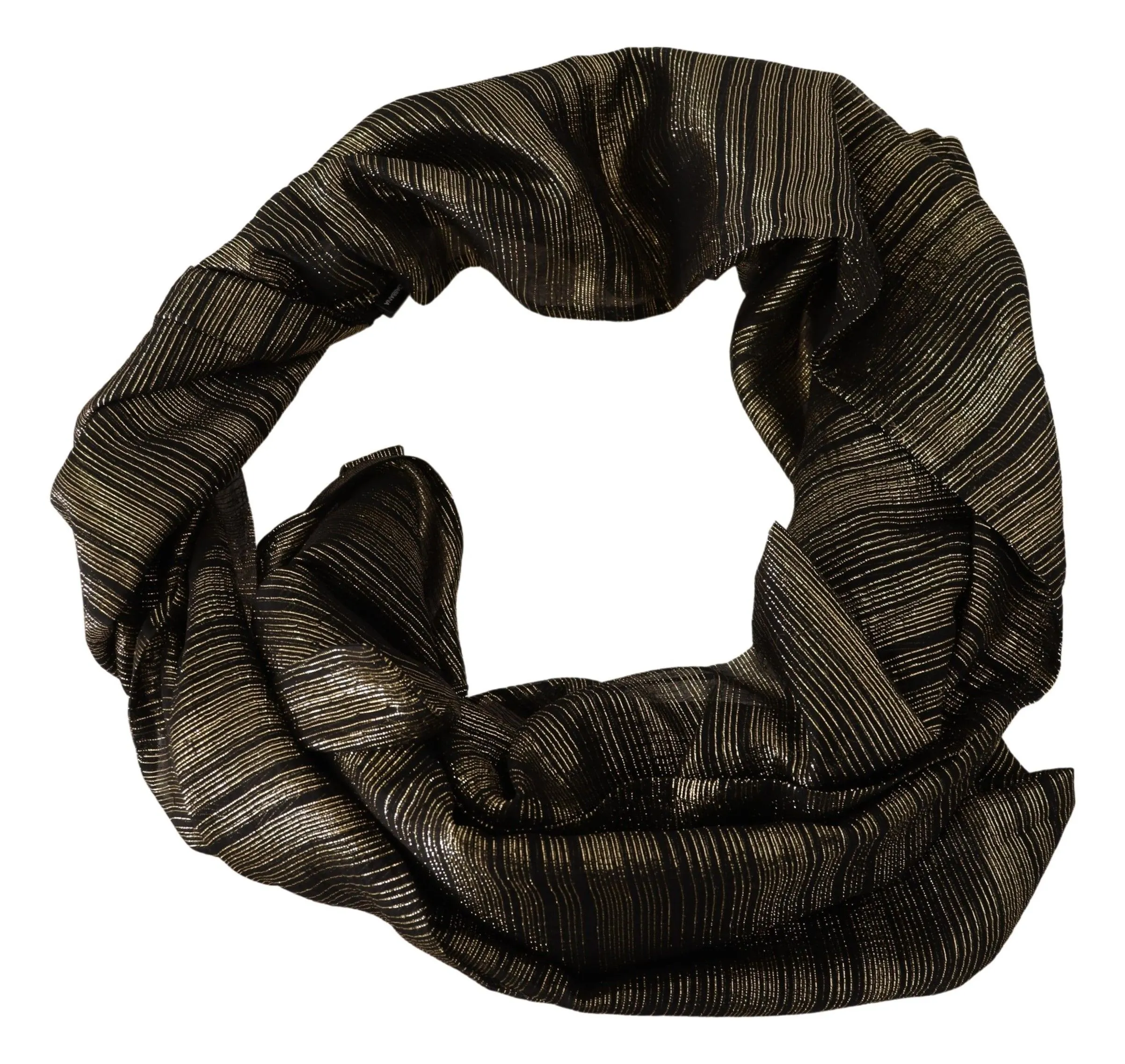 Dolce & Gabbana Women's Elegant Gold Silk Blend Scarf