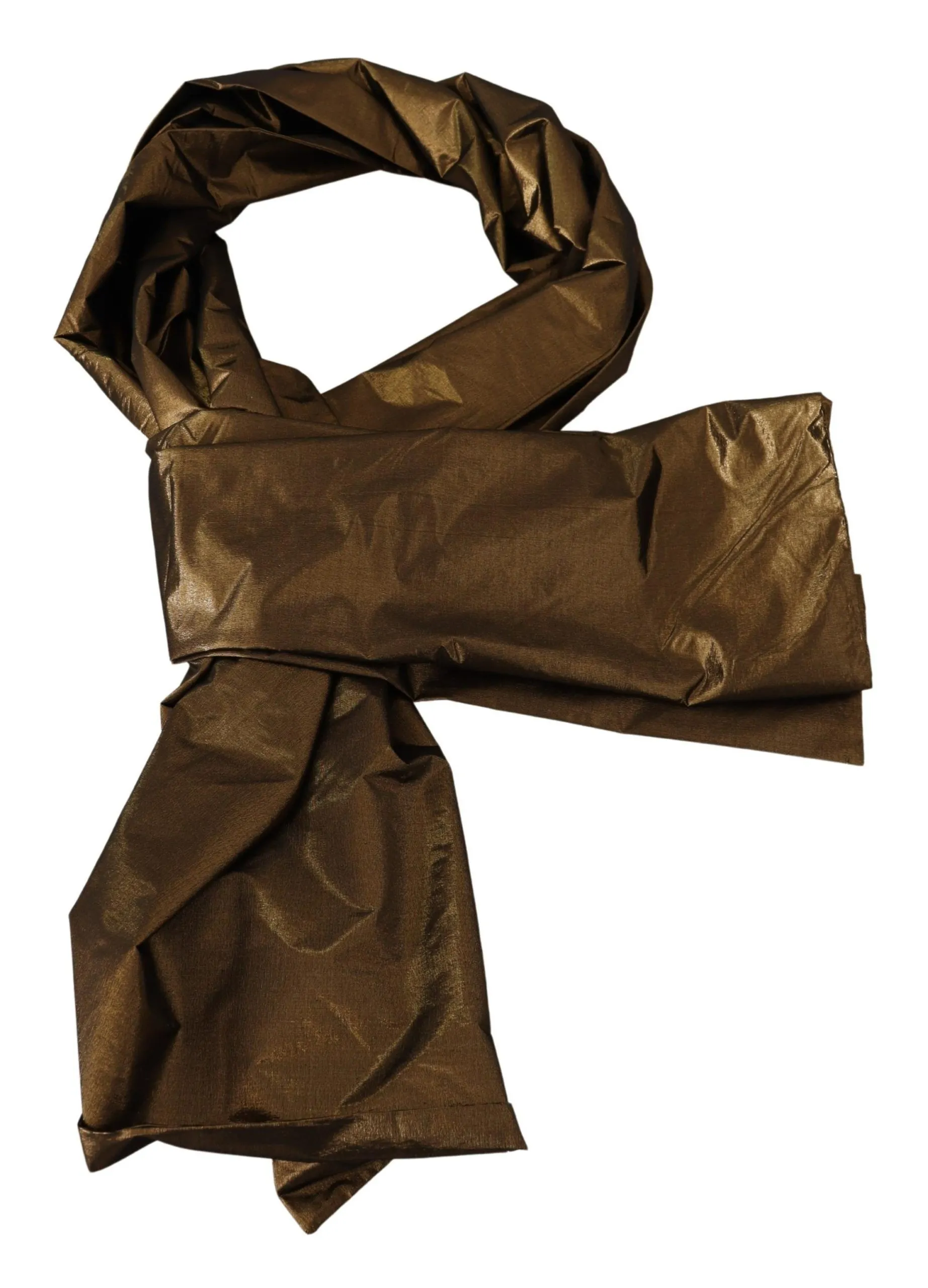 Dolce & Gabbana Women's Elegant Metallic Bronze Scarf