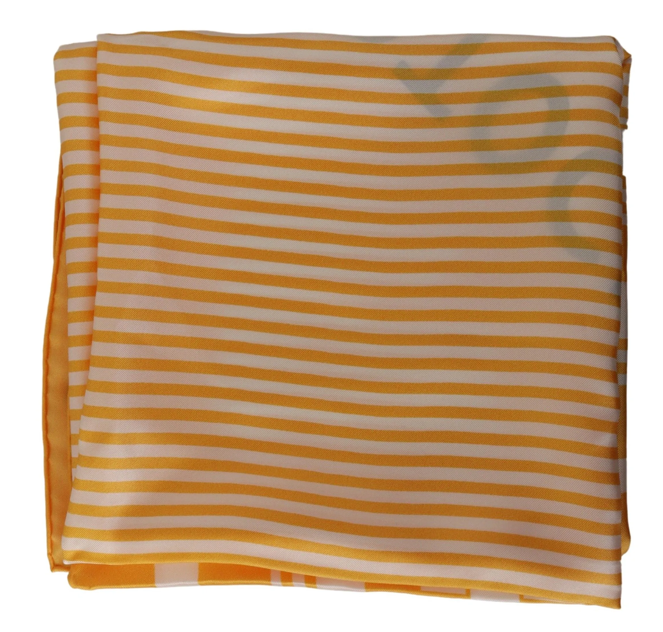 Dolce & Gabbana Women's Elegant Striped Silk Square Scarf