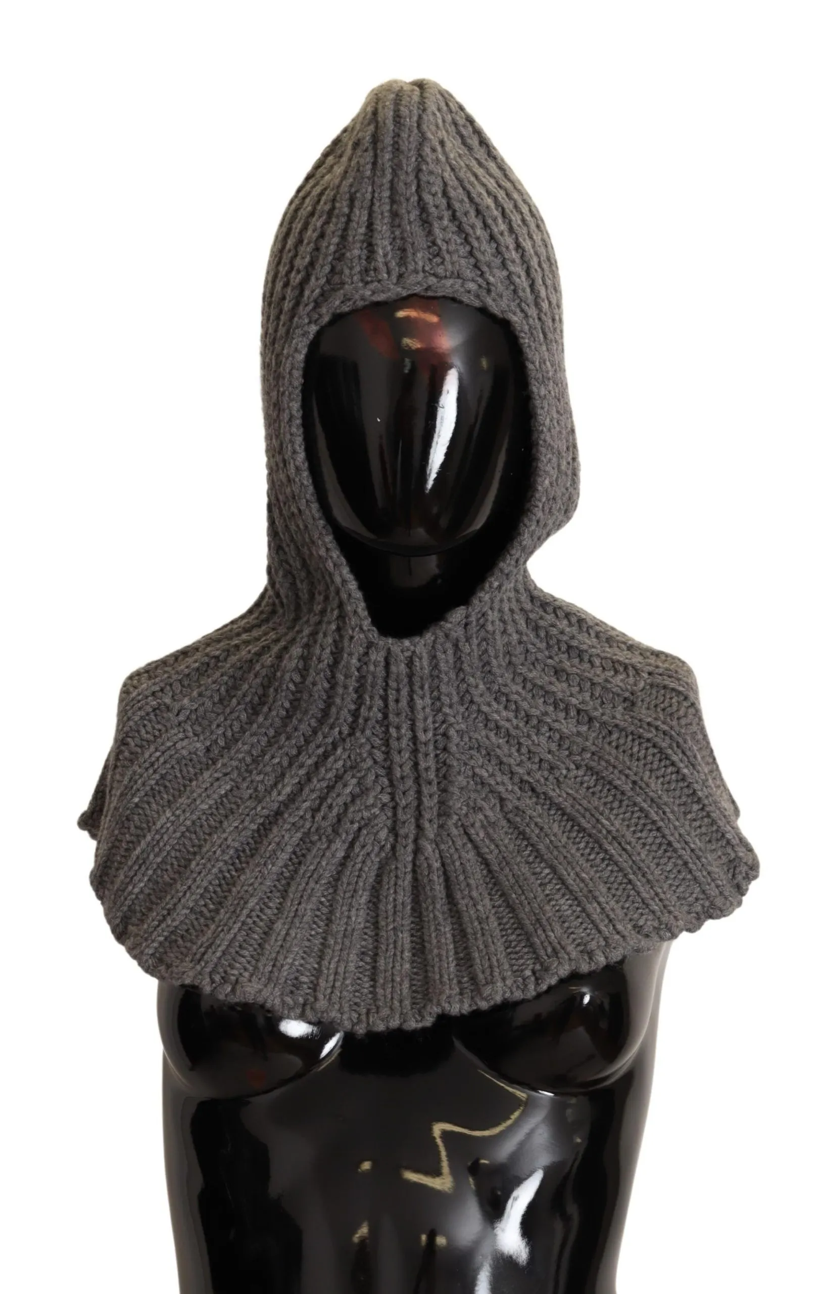 Dolce & Gabbana Women's Elegant Cashmere Hood Scarf in Gray