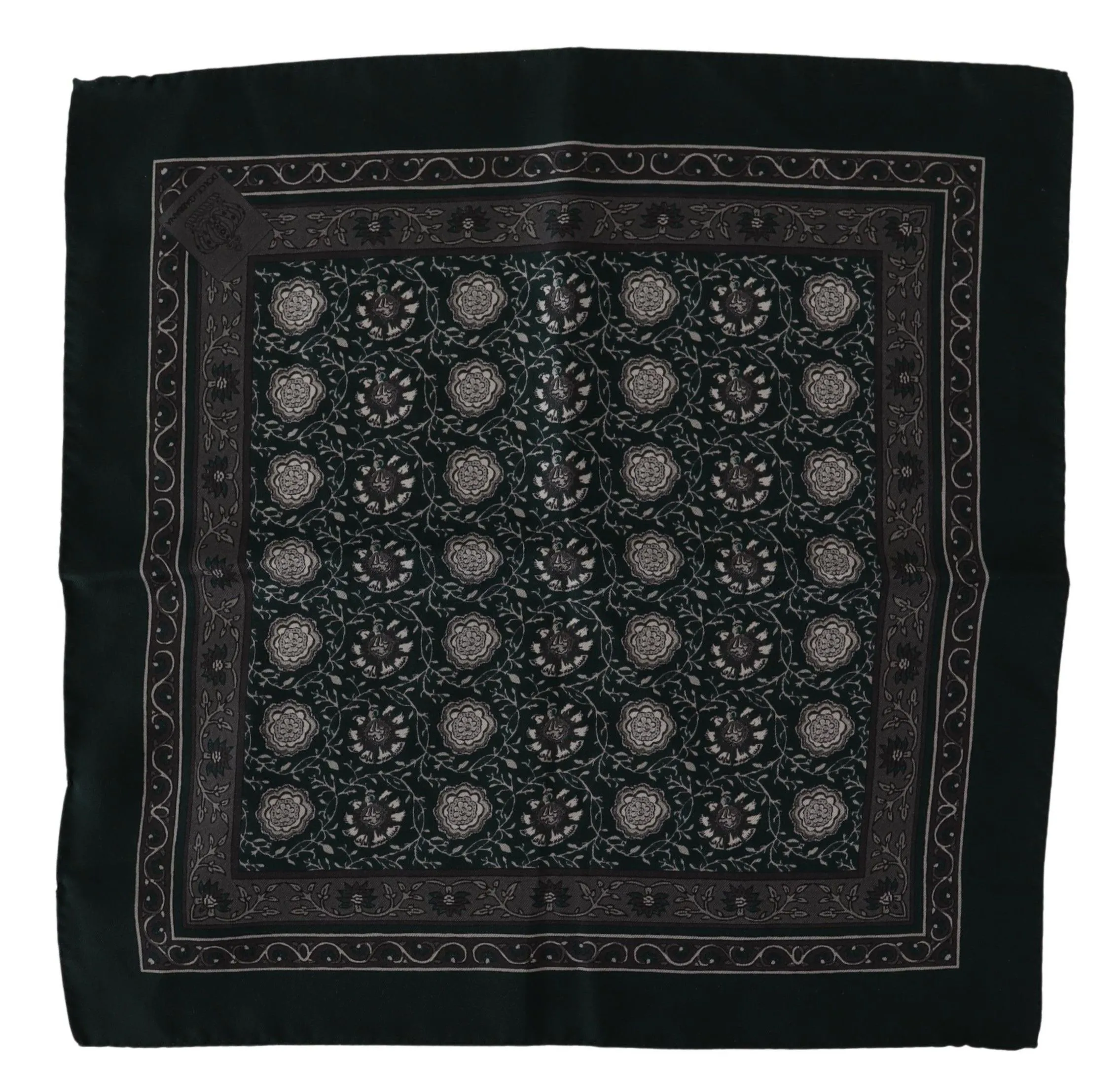 Dolce & Gabbana Men's Exquisite Silk Pocket Square Handkerchief
