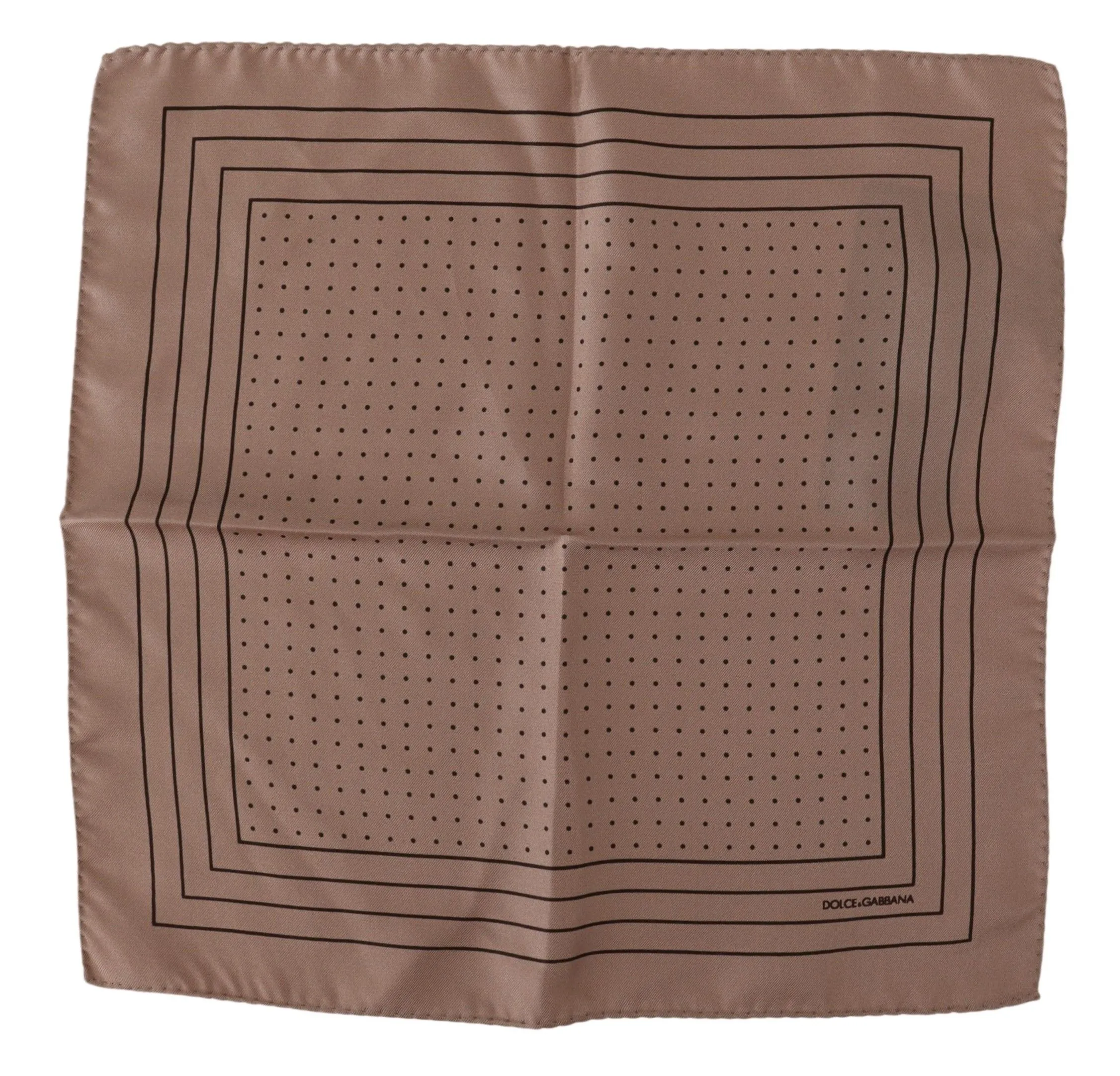 Dolce & Gabbana Men's Elegant Silk Dot Pocket Square