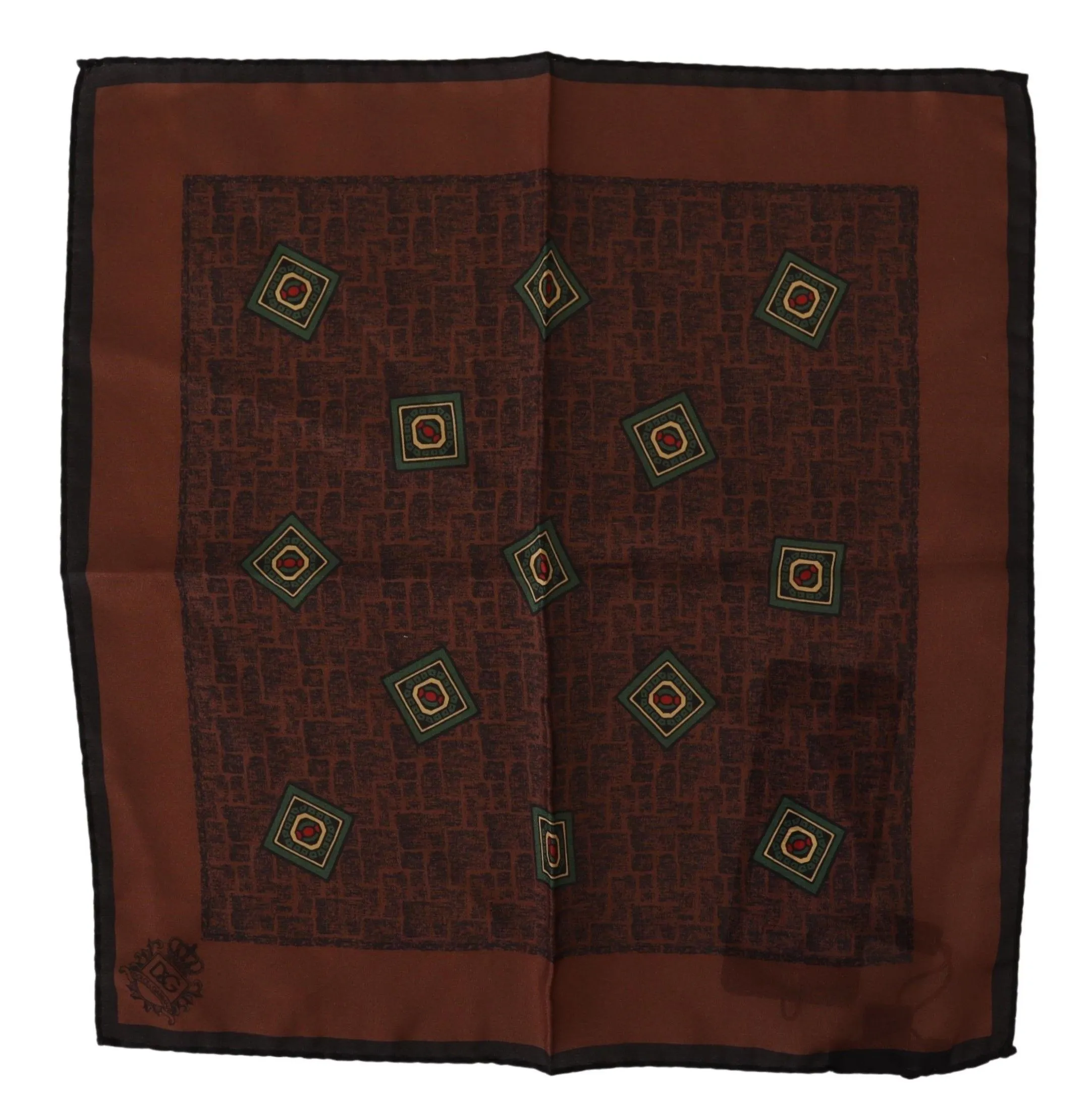 Dolce & Gabbana Men's Elegant Silk Pocket Square Handkerchief