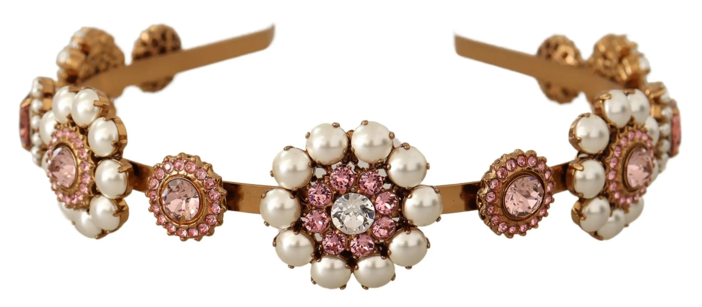 Dolce & Gabbana Women's Radiant Crystal Pearl Diadem Tiara