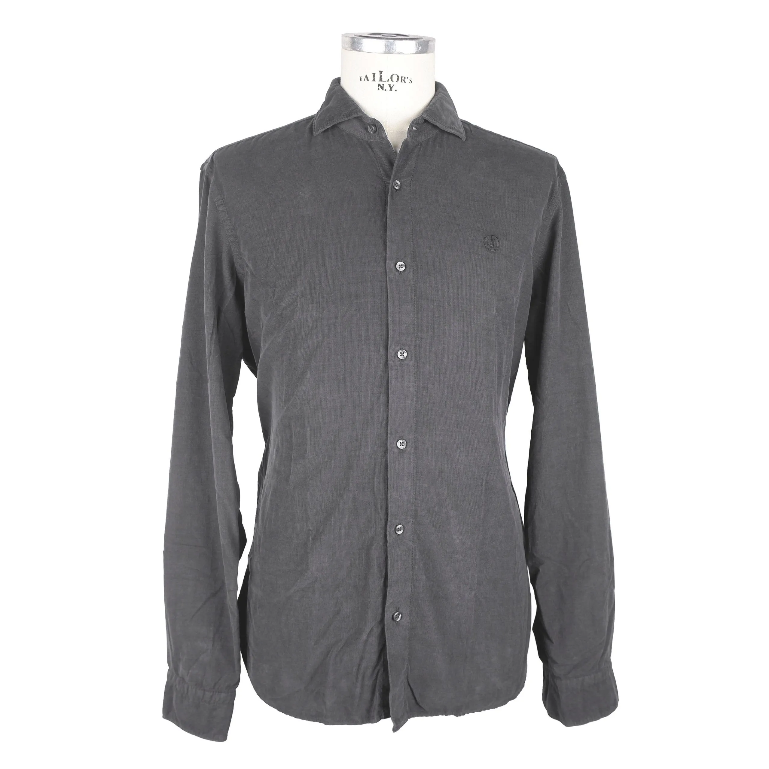 Jeckerson Men's Elegant Velvet Long-Sleeved Men's Shirt