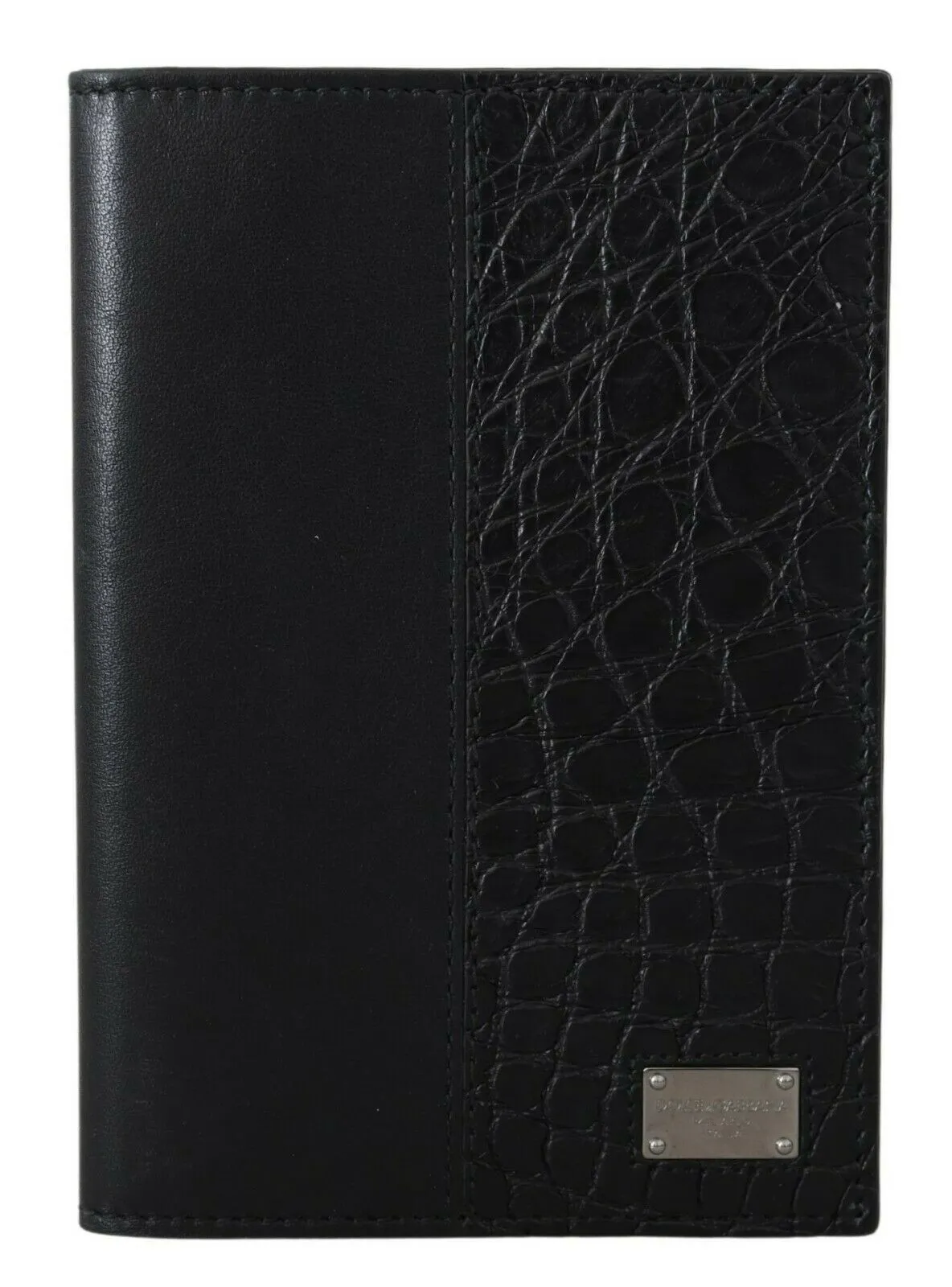 Dolce & Gabbana Men's Elegant Exotic Leather Passport Holder