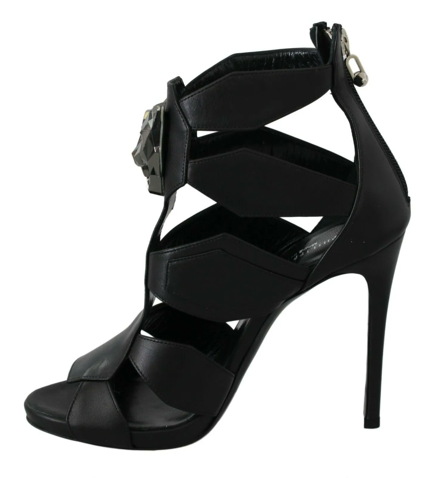 Philipp Plein Women's Elegant Panther Head Heeled Pumps