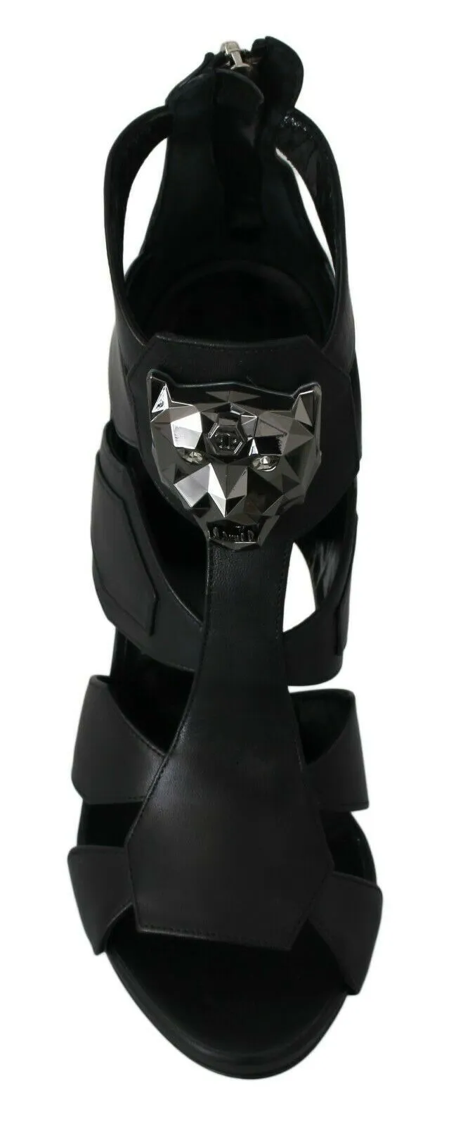 Philipp Plein Women's Elegant Panther Head Heeled Pumps