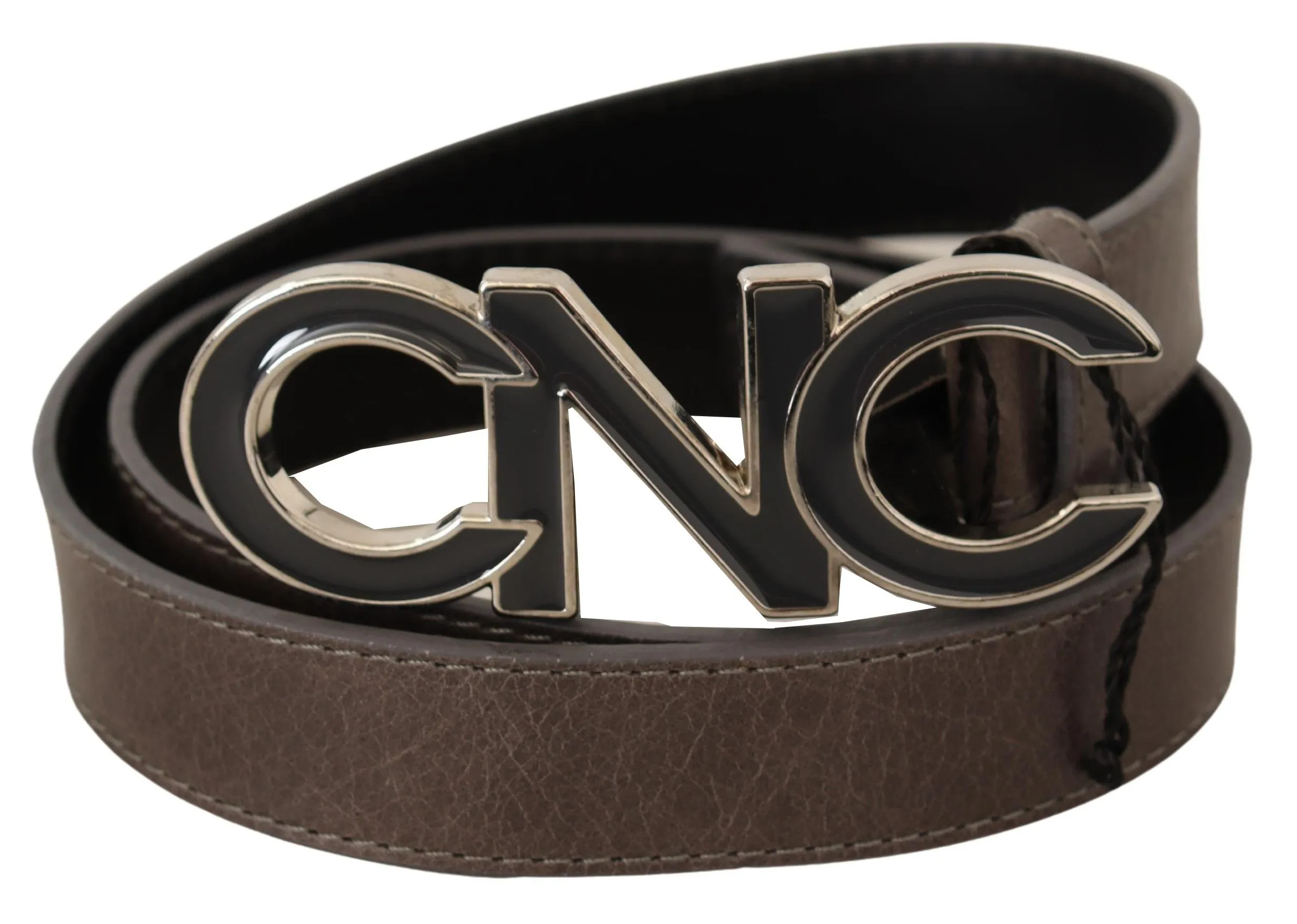 Costume National Women's Elegant Waxed Cotton Fashion Belt