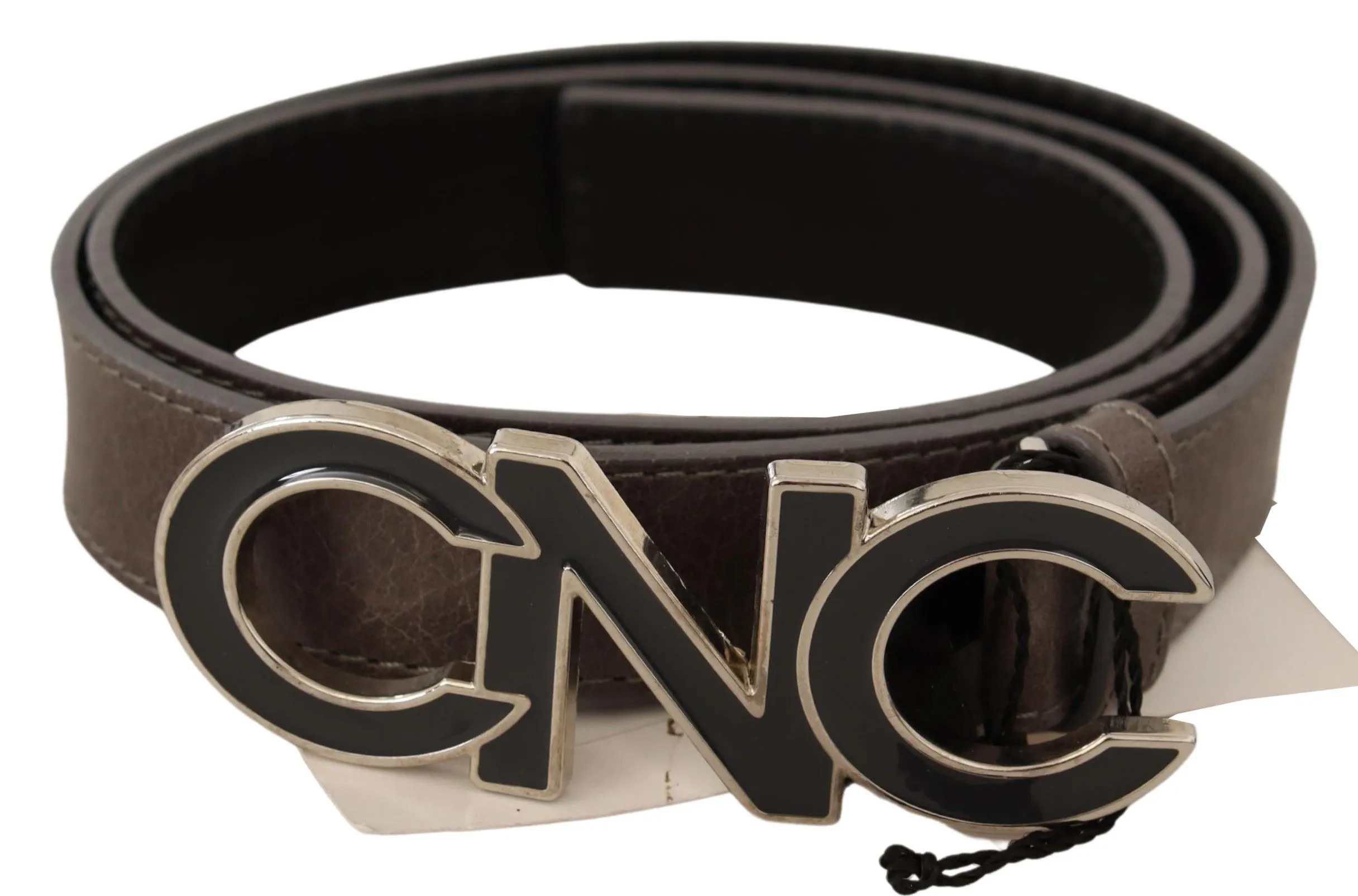 Costume National Women's Elegant Waxed Cotton Fashion Belt