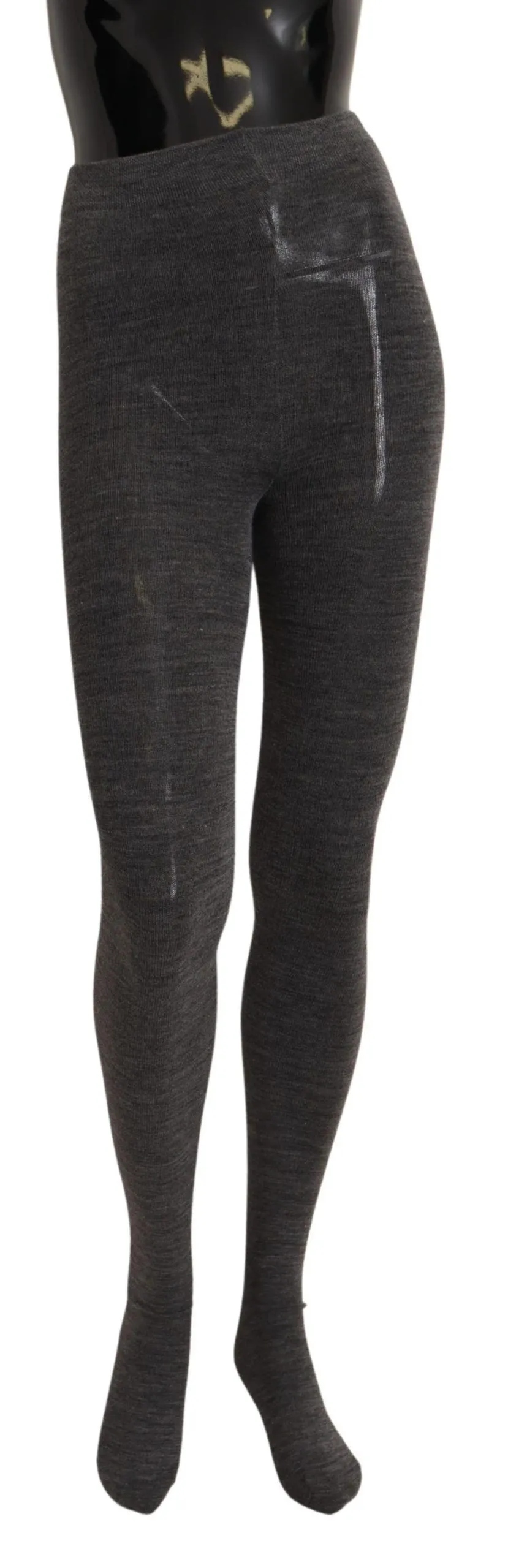 Dolce & Gabbana Women's Chic Gray Wool Blend Tights