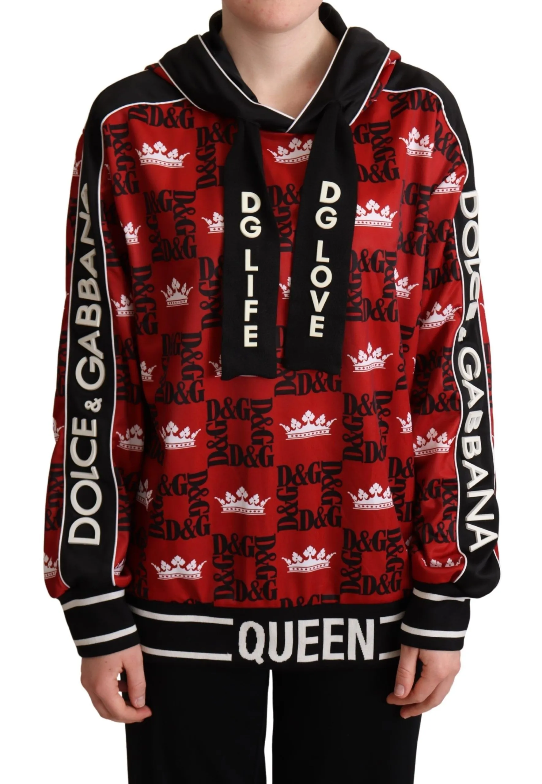 Dolce & Gabbana Women's Elegant Multicolor Pullover Hoodie