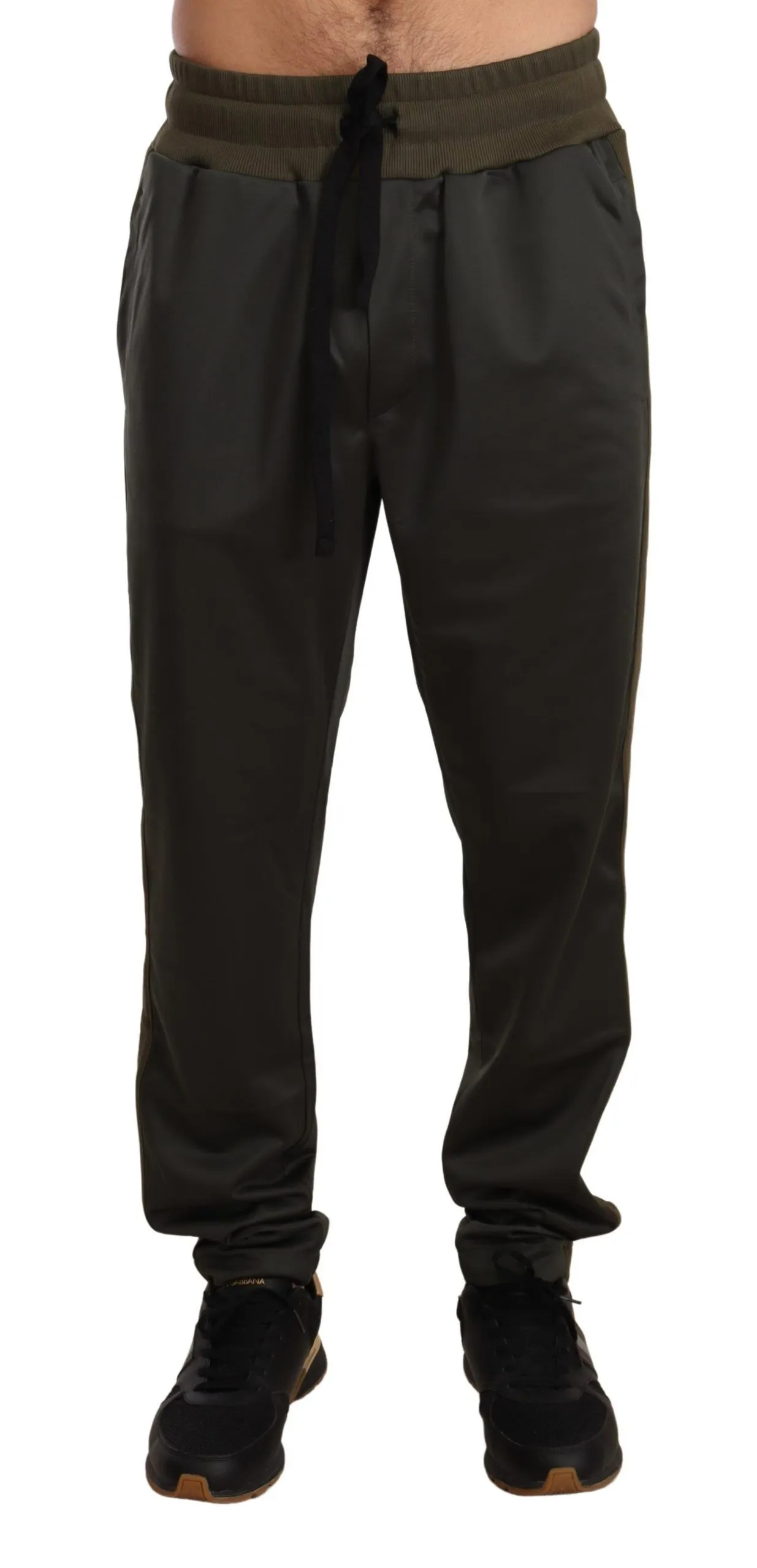 Dolce & Gabbana Men's Emerald Green Casual Sweatpants