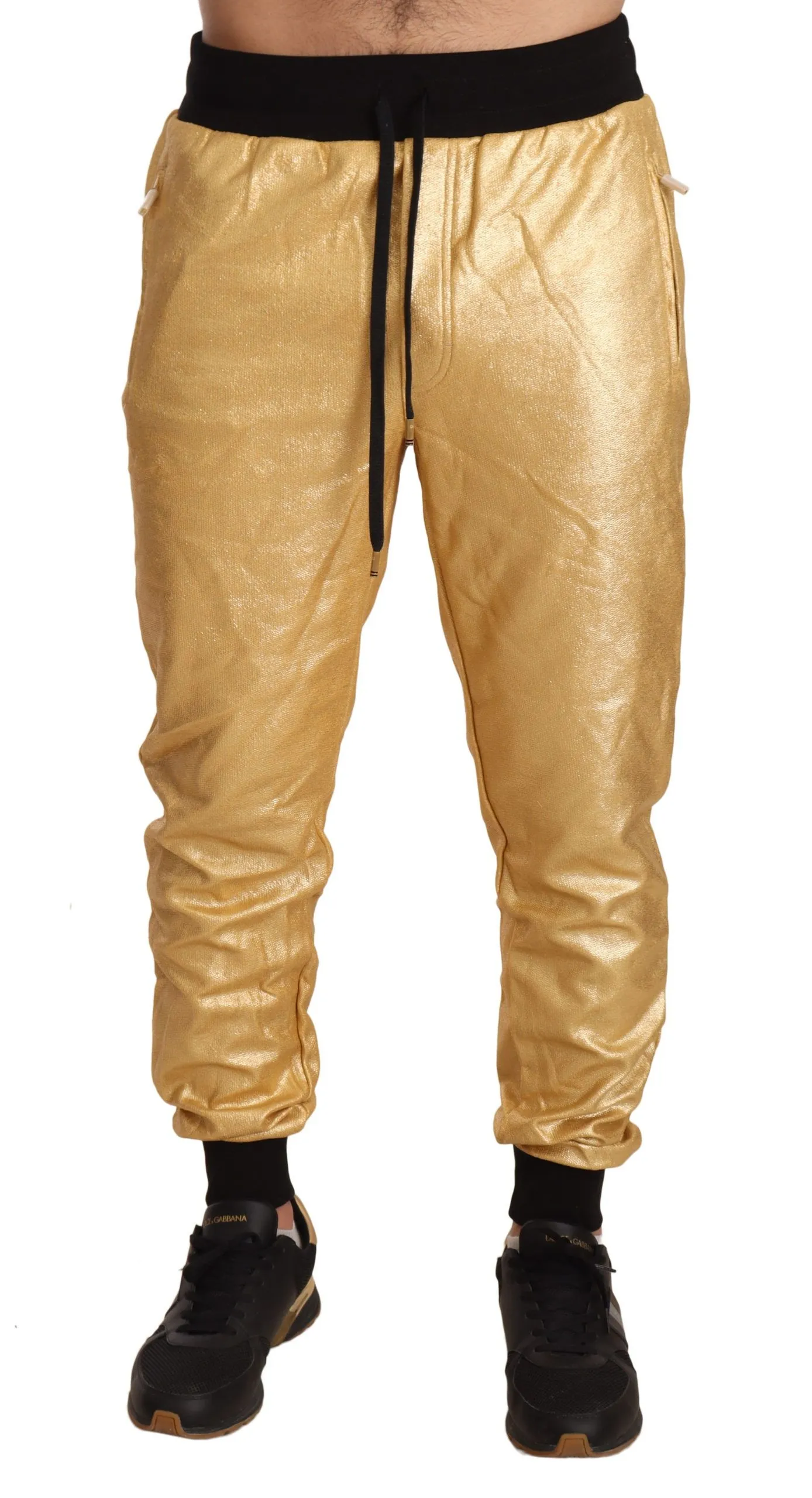 Dolce & Gabbana Men's Gold Year of the Pig Sweatpants