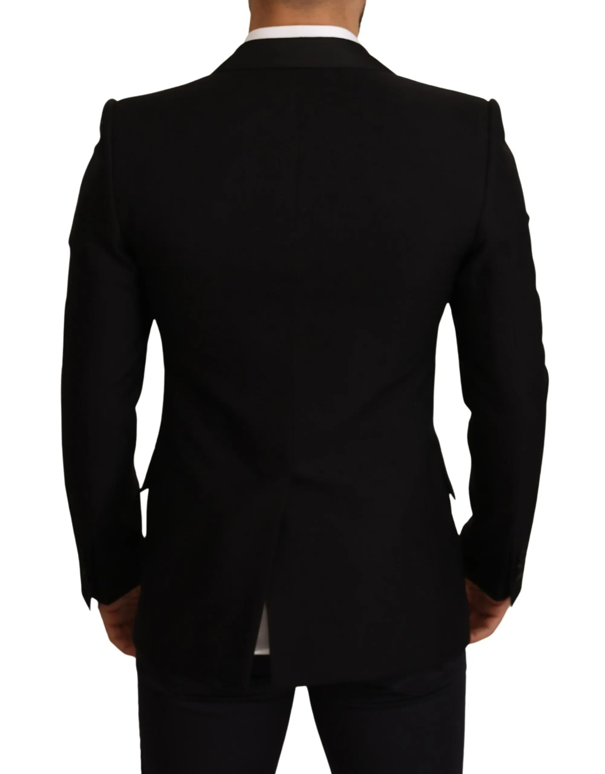 Dolce & Gabbana Men's Elegant Slim Fit Black Blazer Jacket
