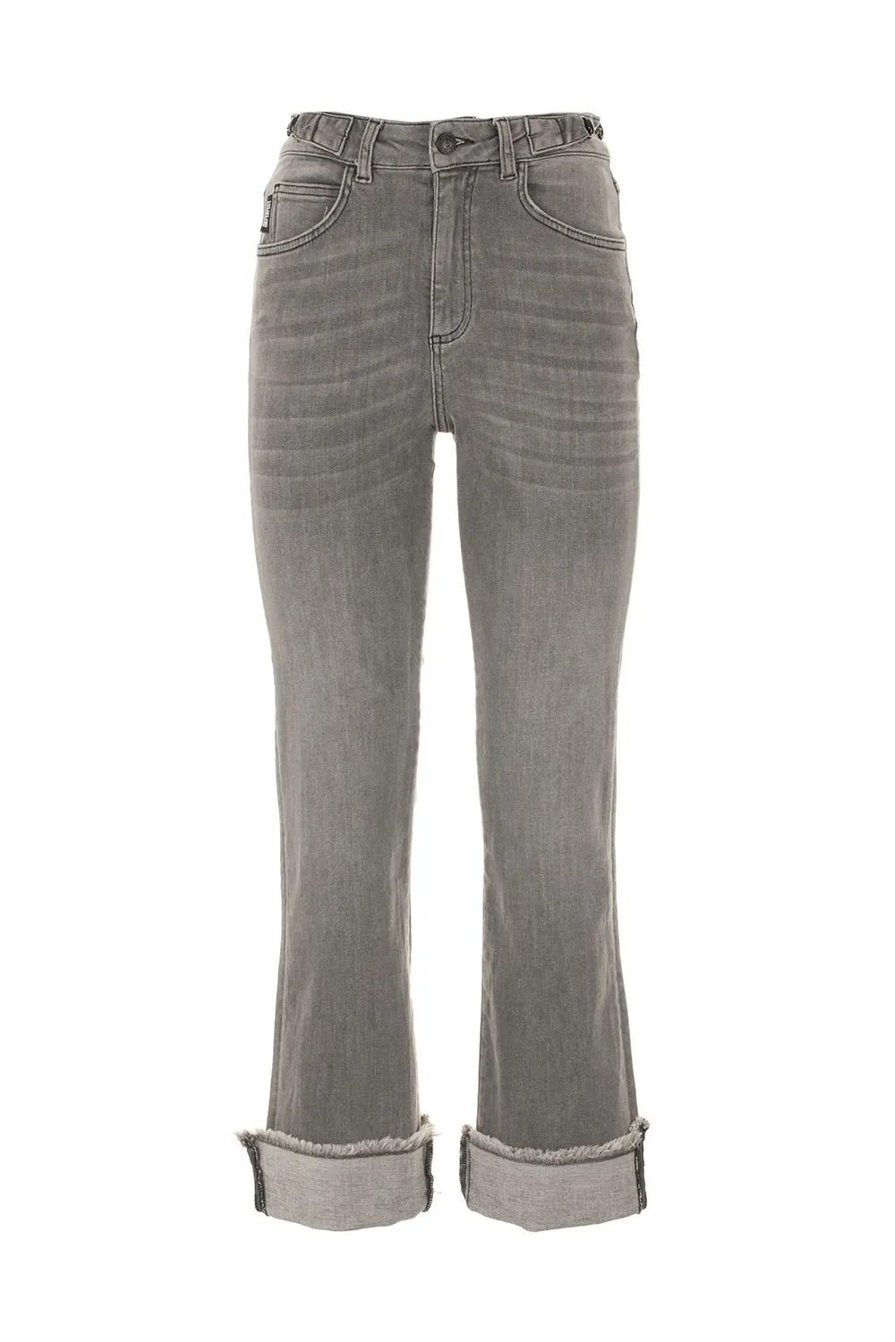 Imperfect Gray Cotton Women Jeans