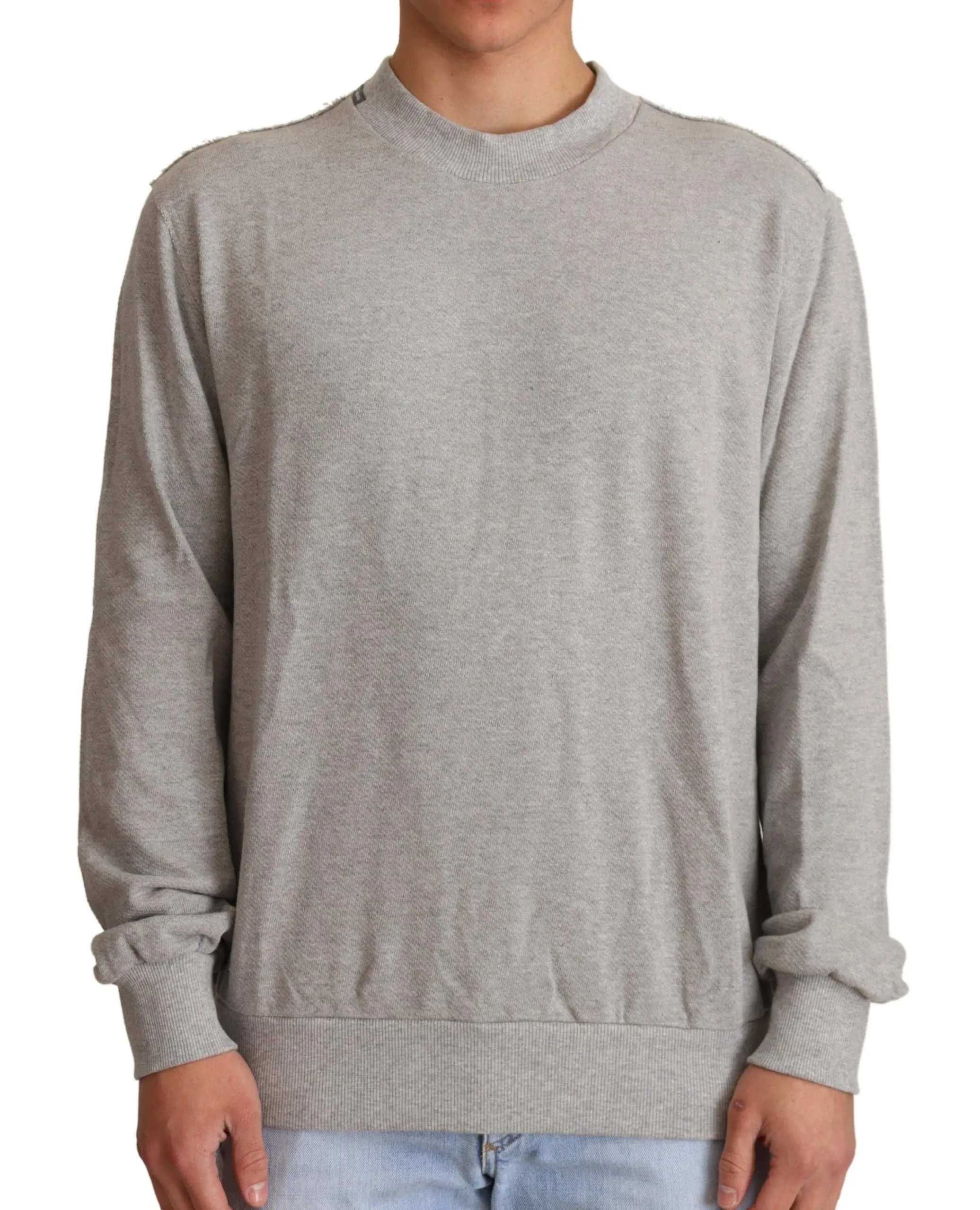 Dolce & Gabbana Men's Sophisticated Gray Crewneck Sweater