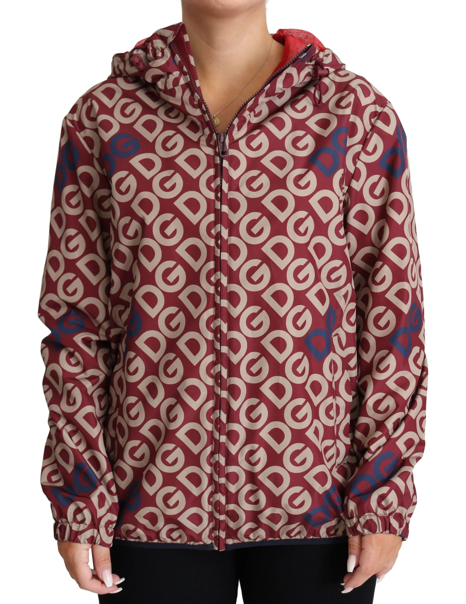 Dolce & Gabbana Women's Elegant Multicolor Windbreaker Jacket