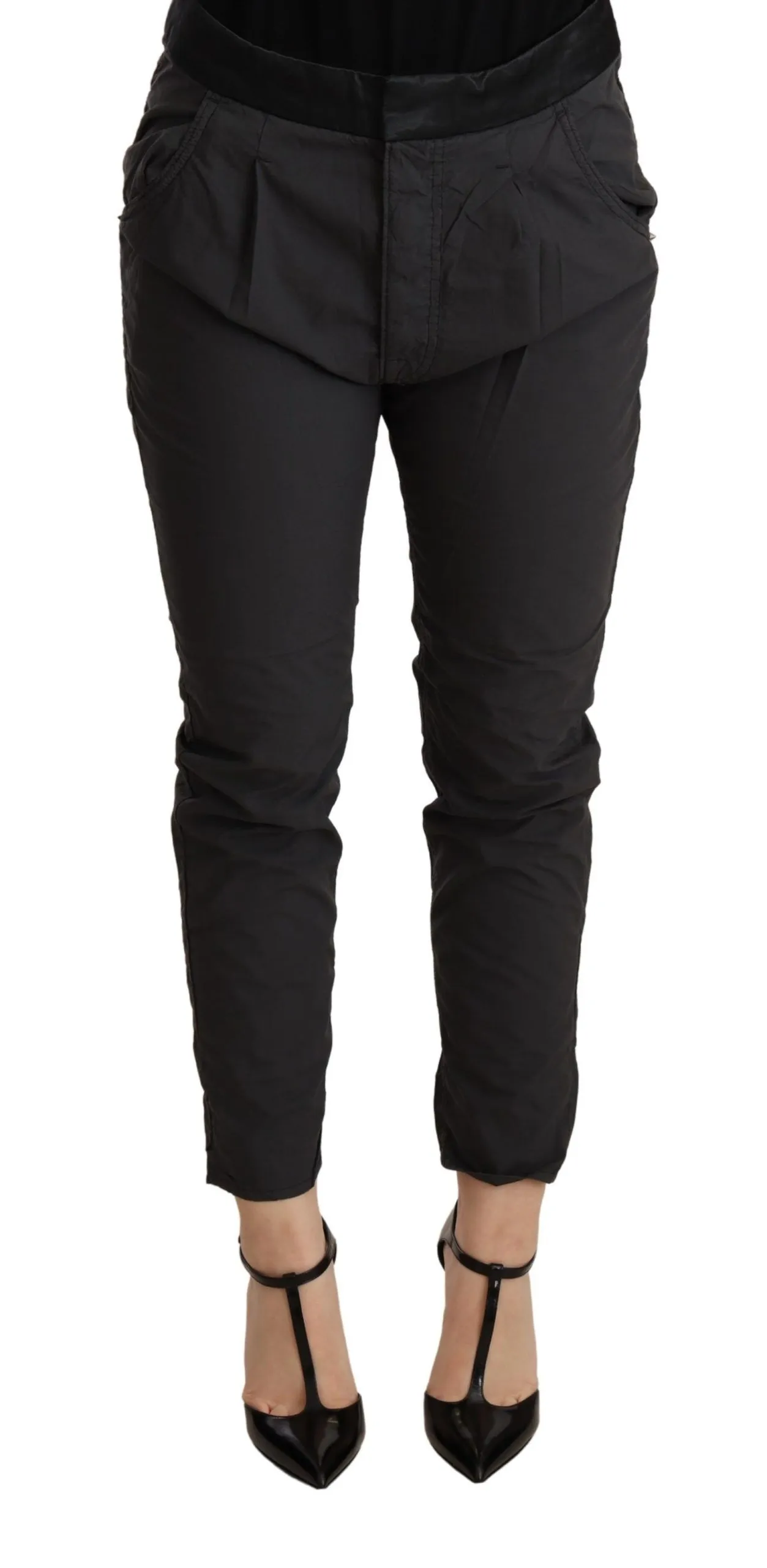 CYCLE Women's Elegant Mid Waist Slim Fit Skinny Pants