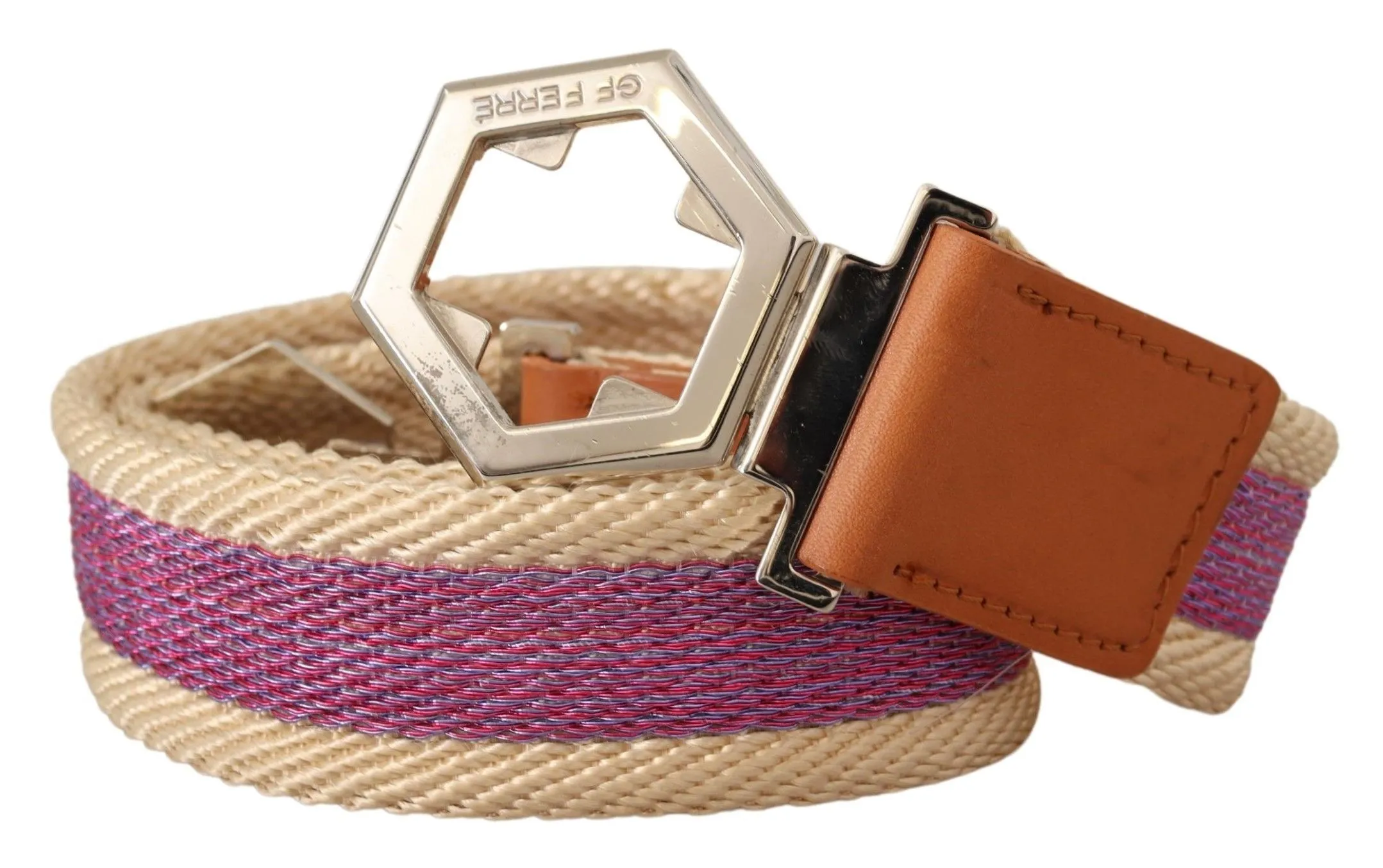 GF Ferre Women's Elegant Multicolor Leather Fashion Belt