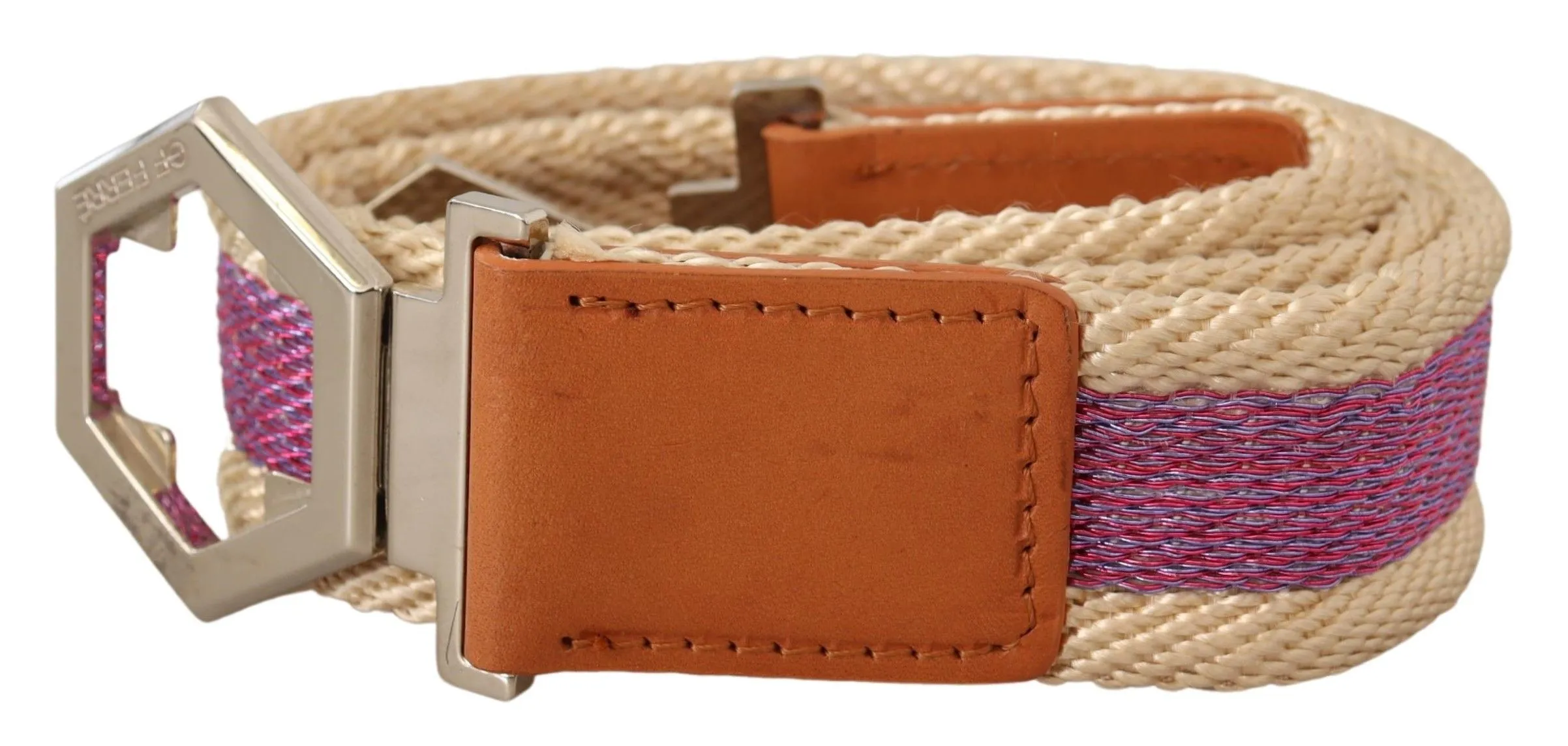 GF Ferre Women's Elegant Multicolor Leather Fashion Belt