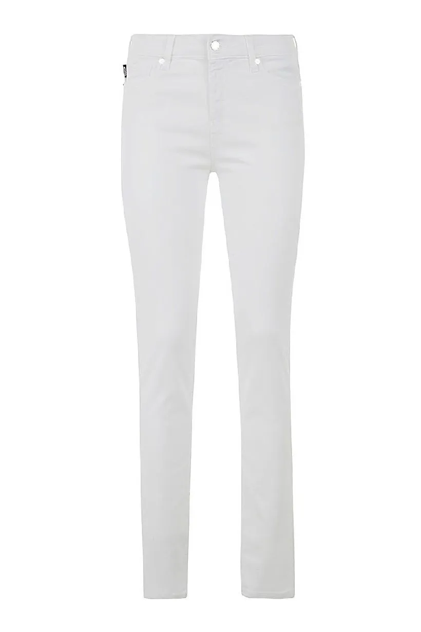 Love Moschino Women's White Cotton Women's Jeans