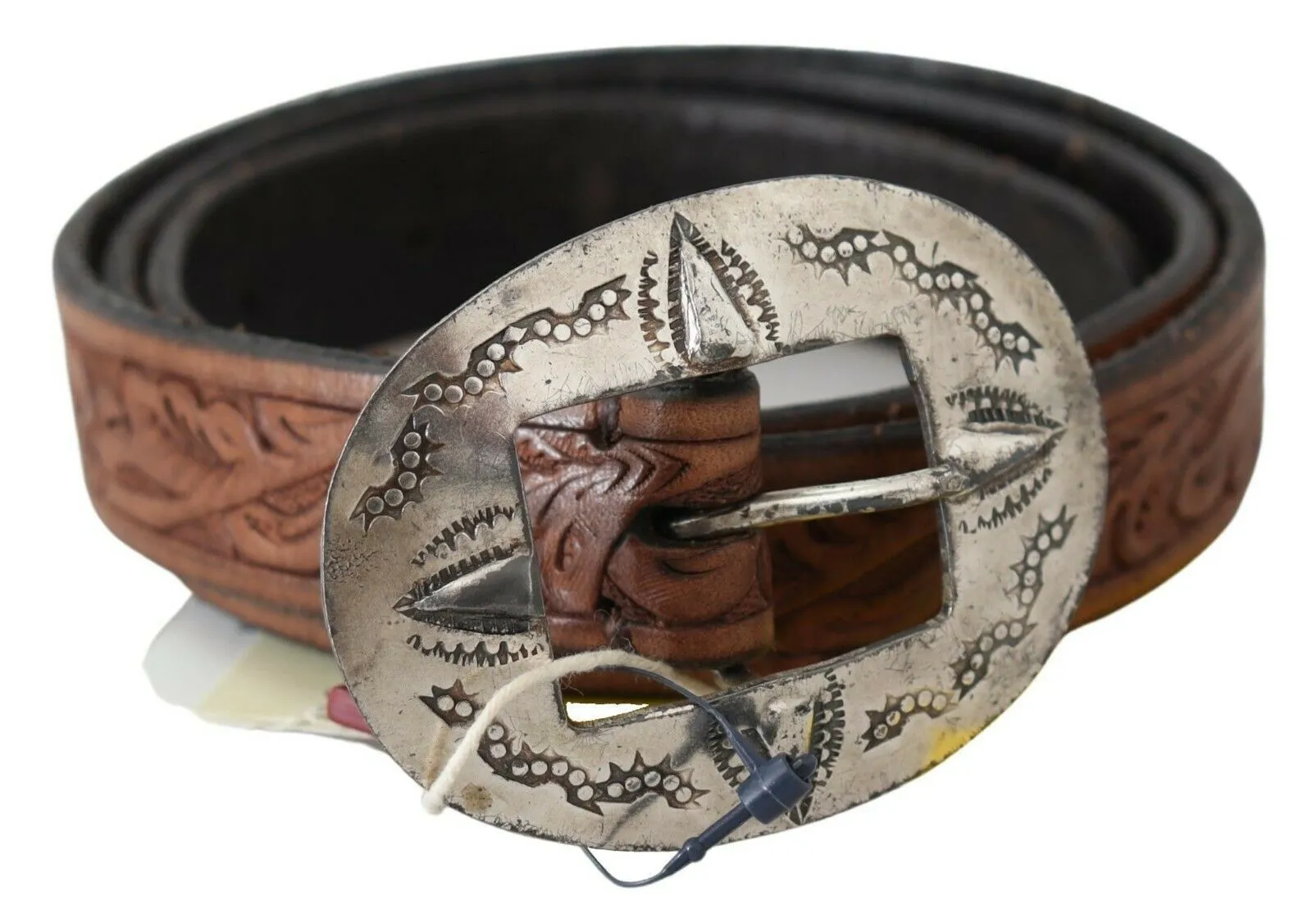 Ralph Lauren Women's Classic Brown Leather Western Belt