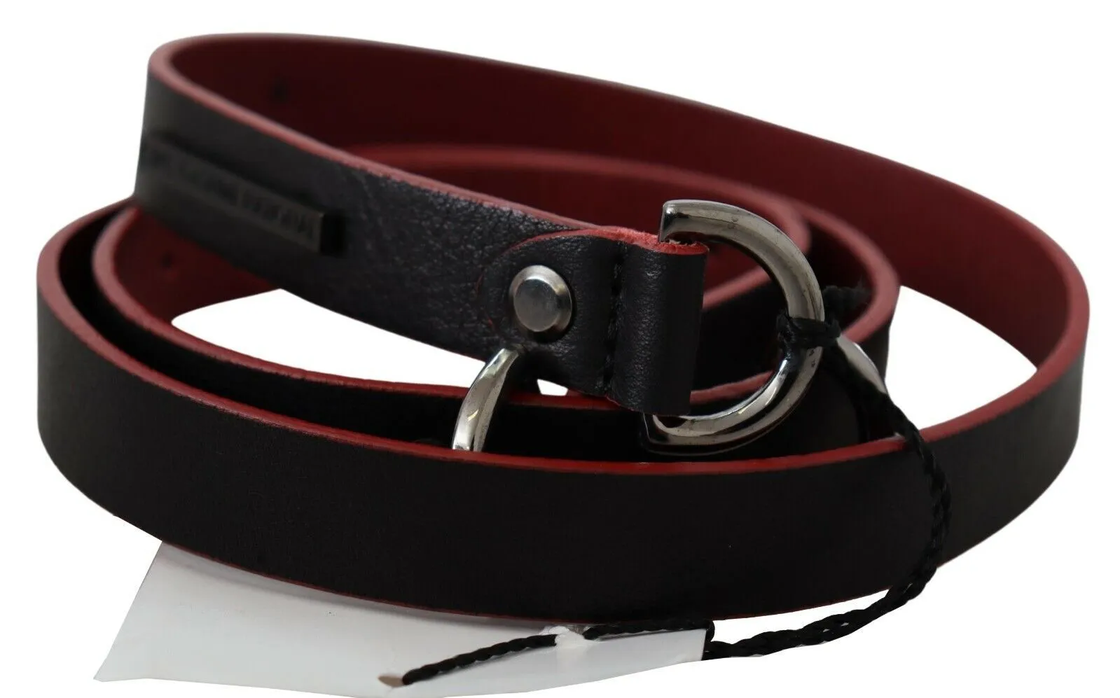 Costume National Women's Elegant Dual-Tone Leather Belt
