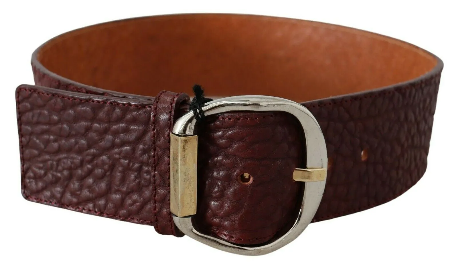 GF Ferre Women's Elegant Brown Leather Fashion Belt